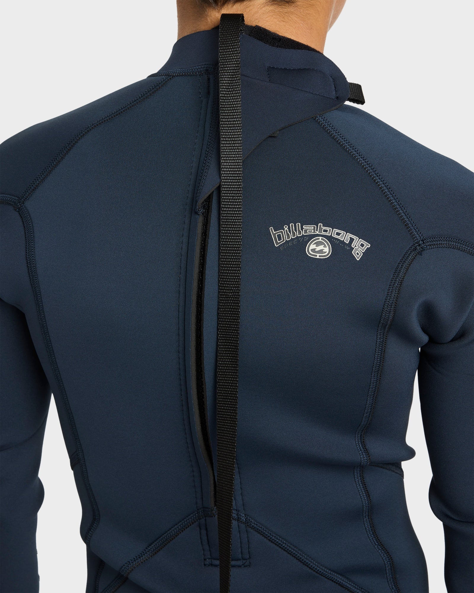 Boys 8-16 3/2mm Absolute Back Zip Flatlock Steamer Wetsuit - Image 6
