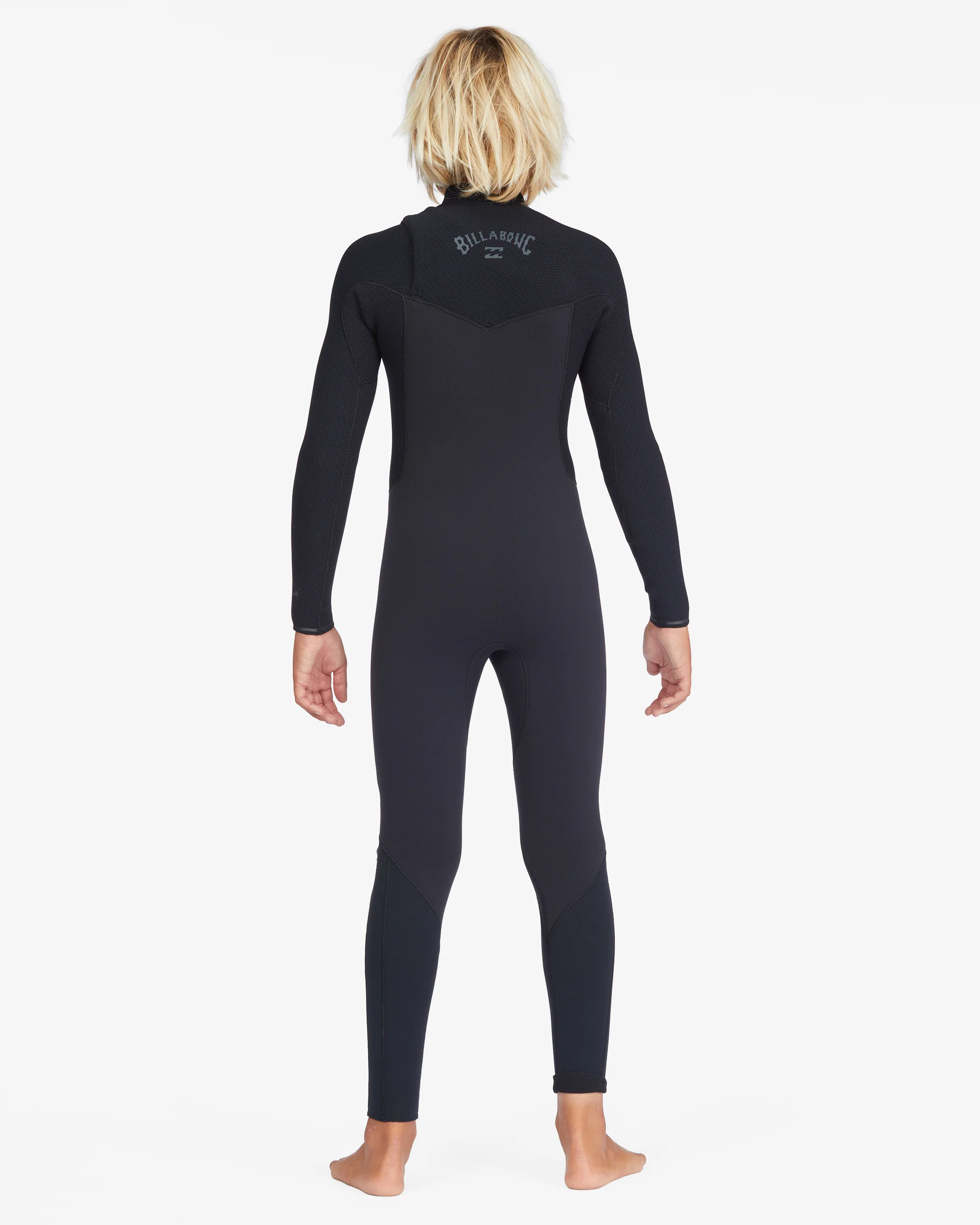 Boys 6-16 3/2mm Revolution Chest Zip Wetsuit - Image 3
