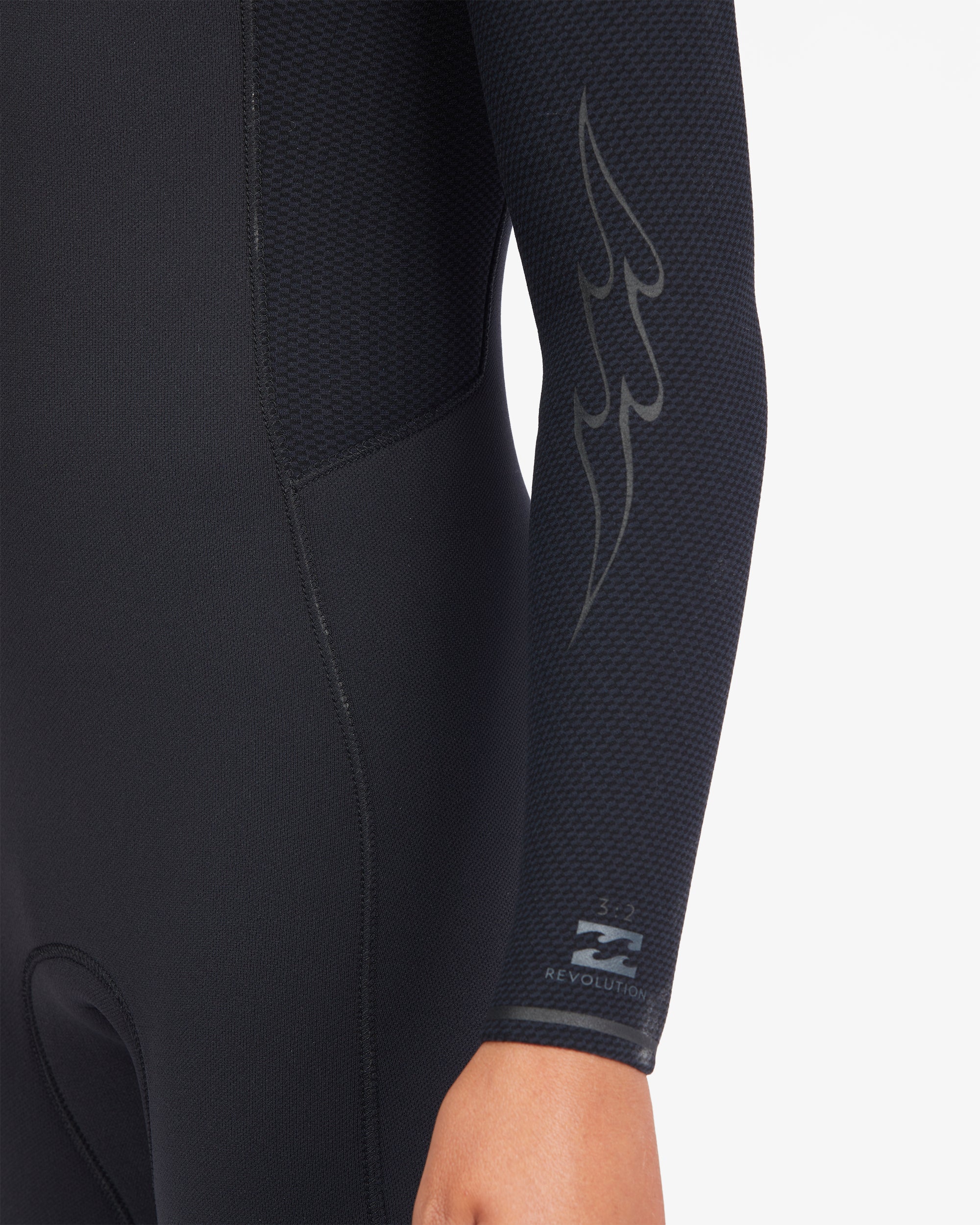 Boys 6-16 3/2mm Revolution Chest Zip Wetsuit - Image 5