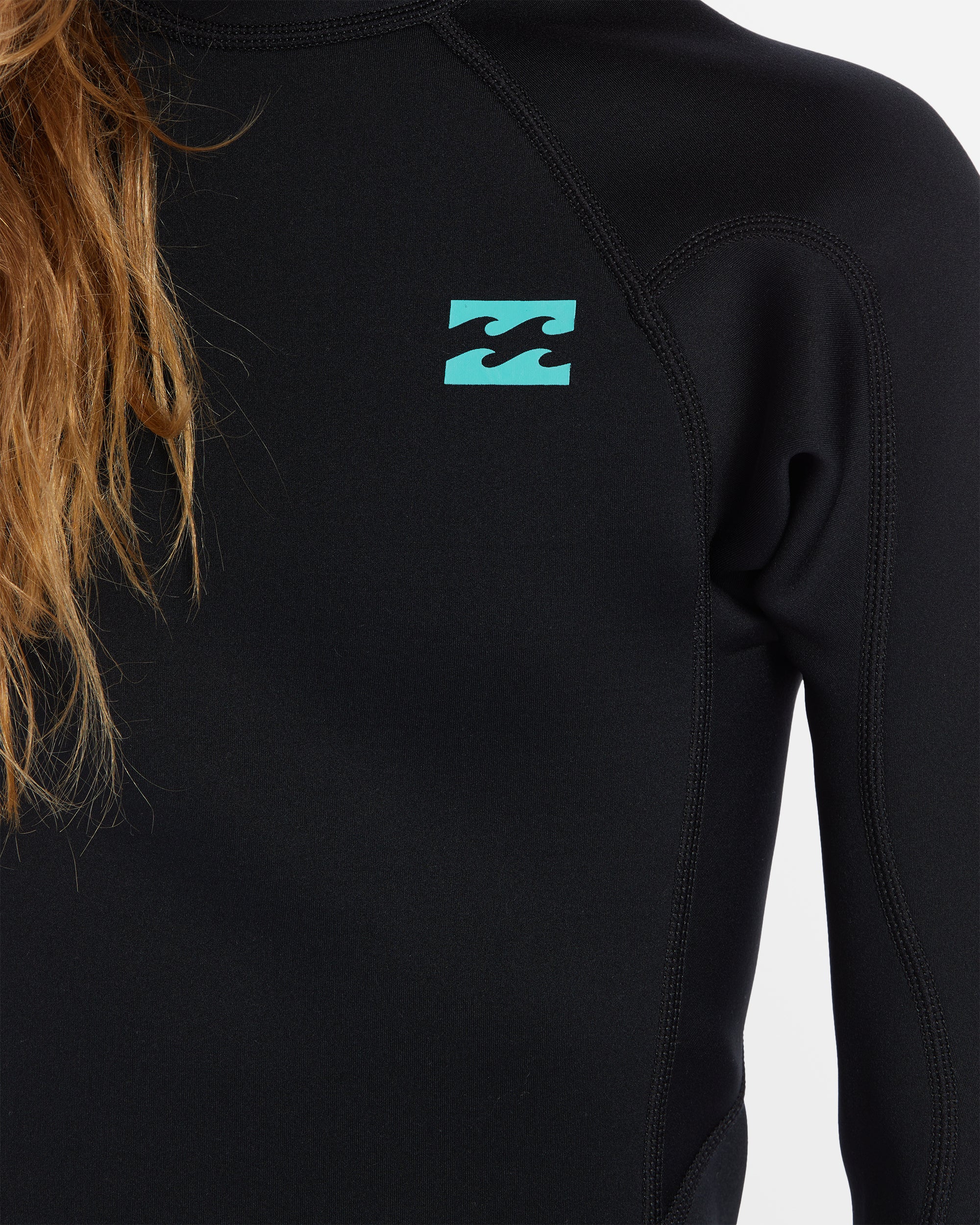 Girls 6-16 3/2mm Foil Back Zip Steamer Wetsuit - Image 6