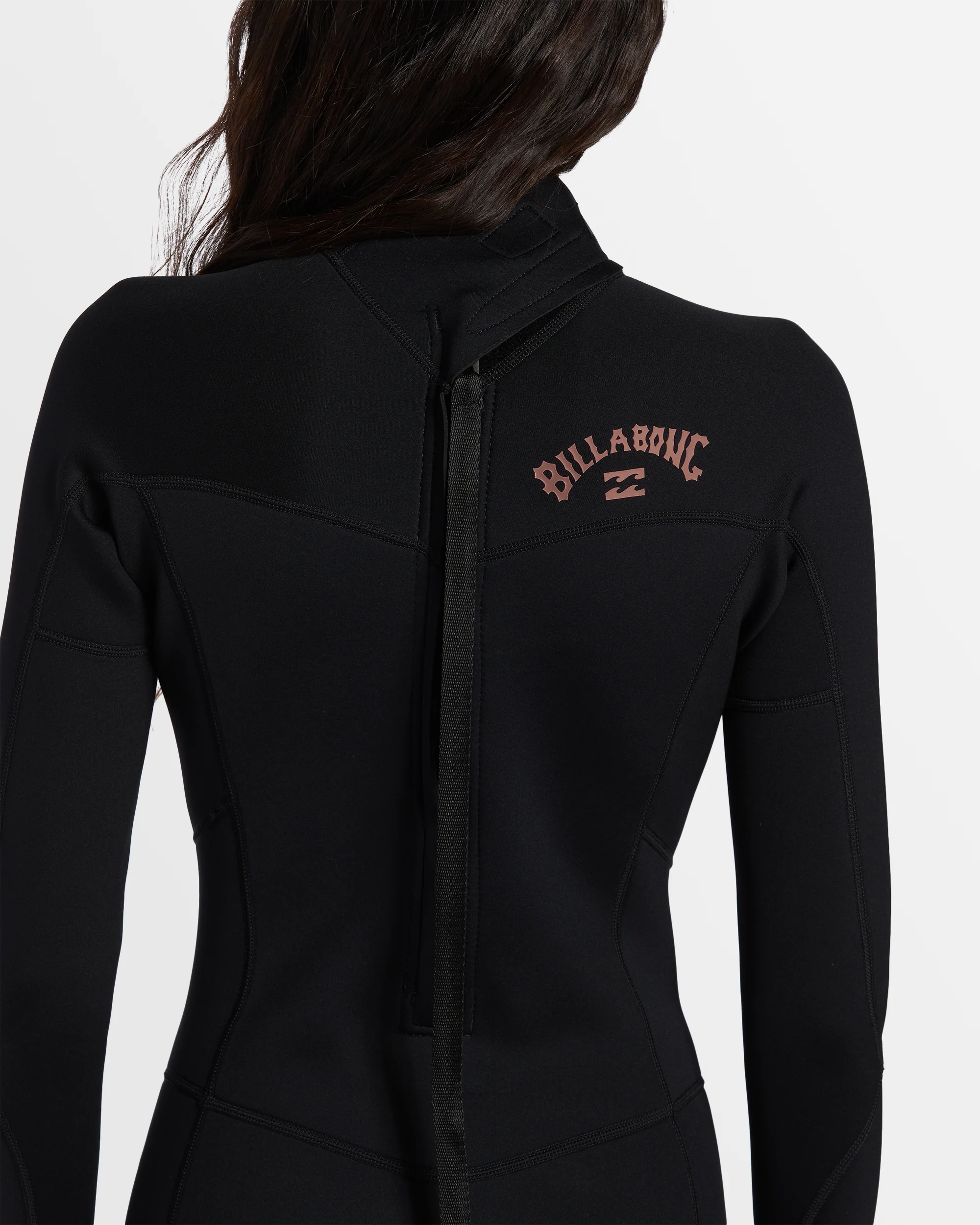 Womens 3/2mm Foil Back Zip Steamer Wetsuit - Image 4