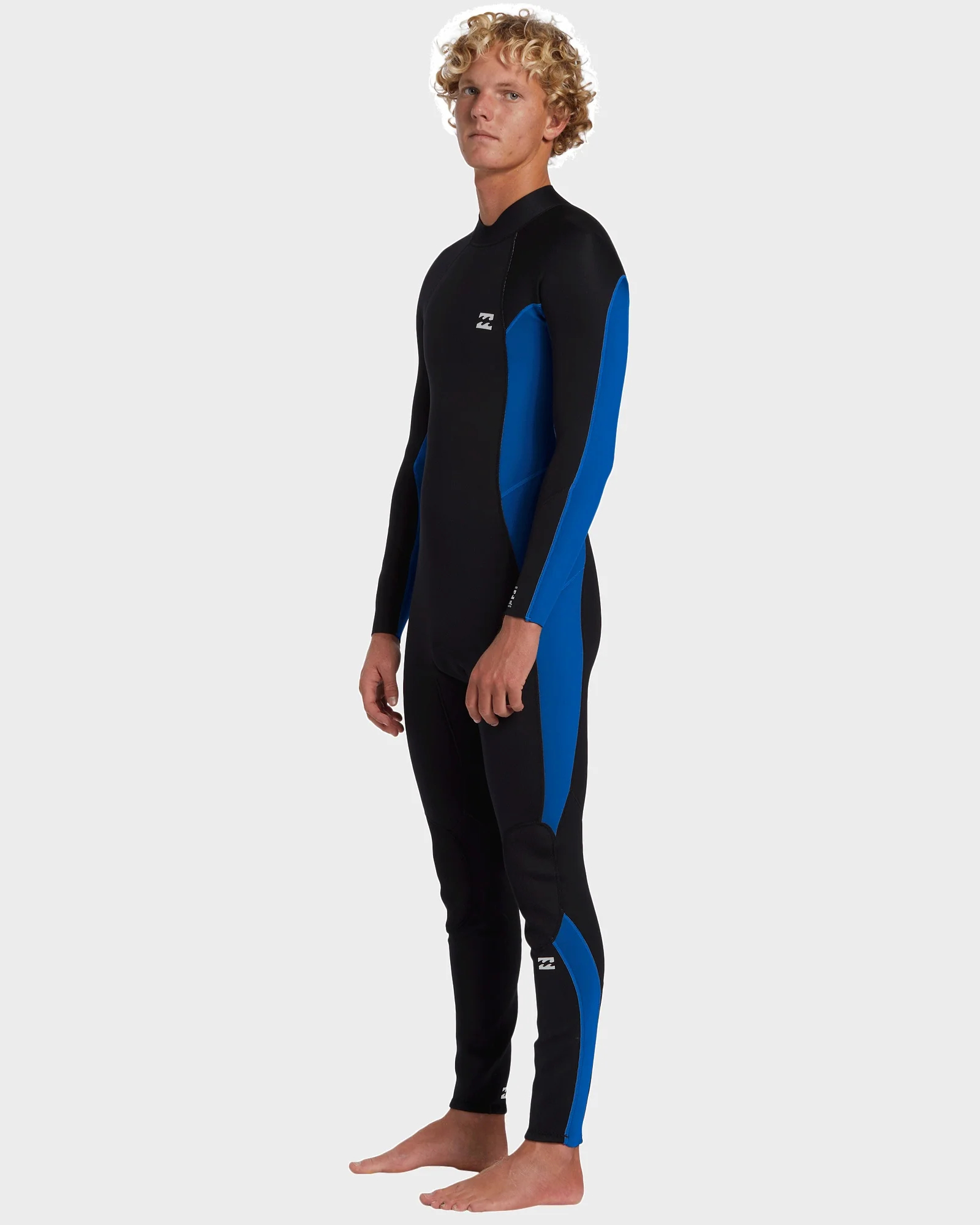 Mens 3/2mm Foil Back Zip GBS Steamer Wetsuit - Image 2