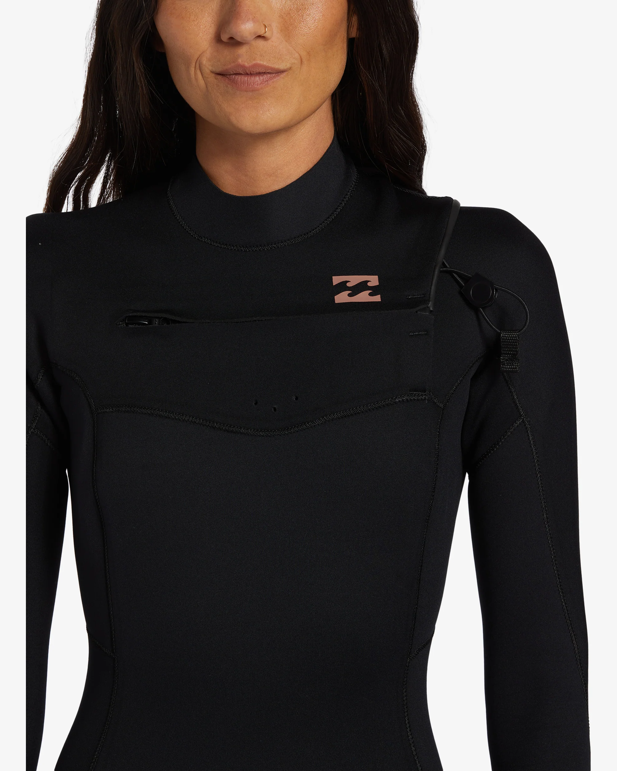 Womens 3/2mm Foil Chest Zip Wetsuit - Image 4