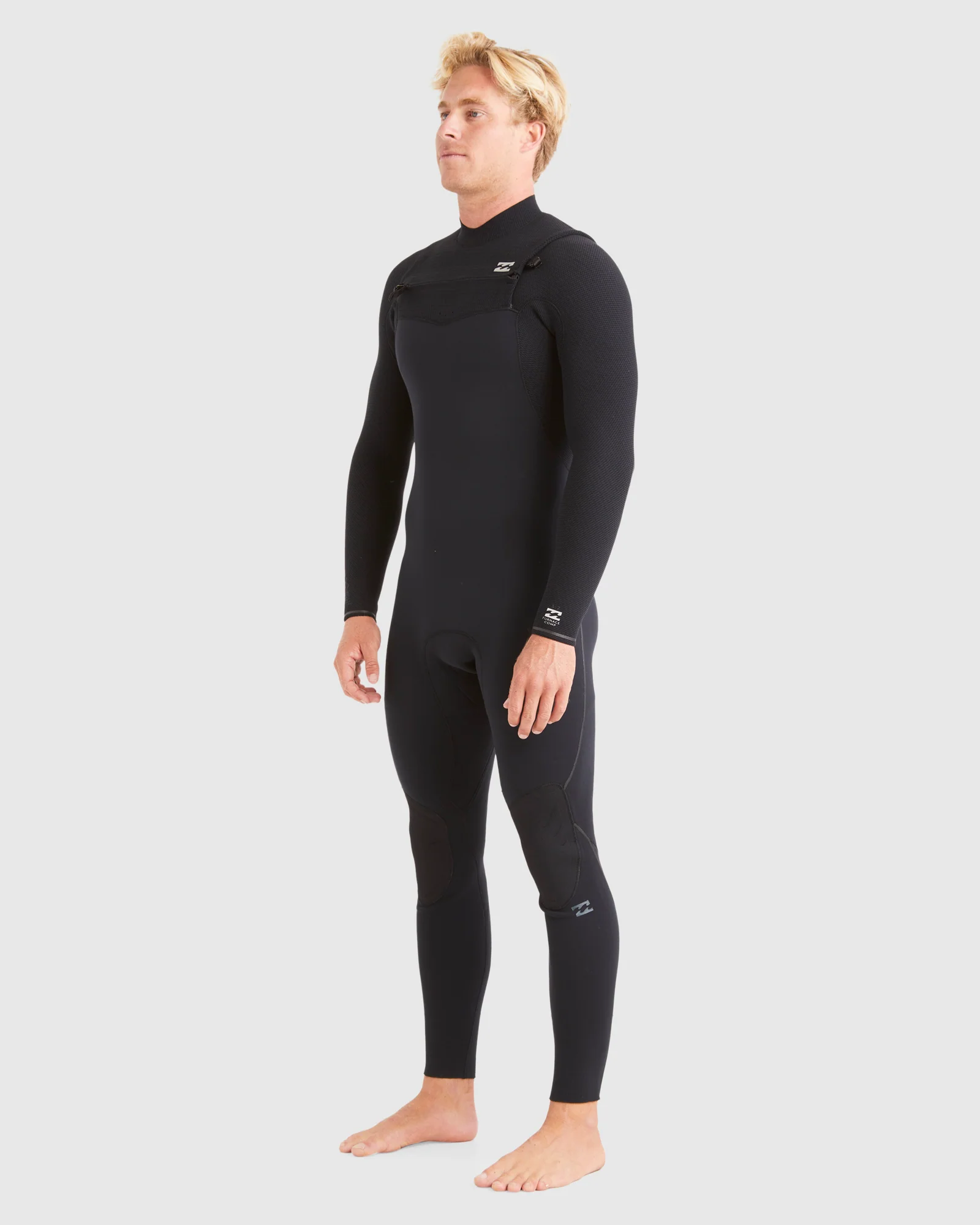 Mens 3/2mm Furnace Comp Chest Zip Steamer Wetsuit - Image 2