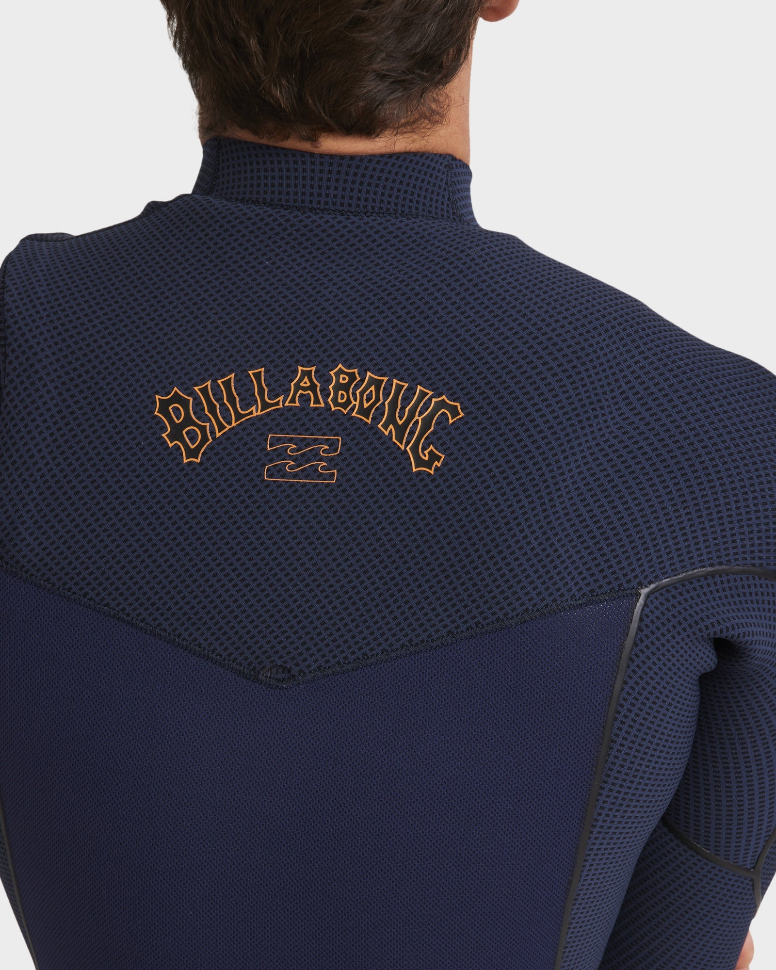 Mens 3/2mm Furnace Natural Chest Zip Steamer Wetsuit - Image 5
