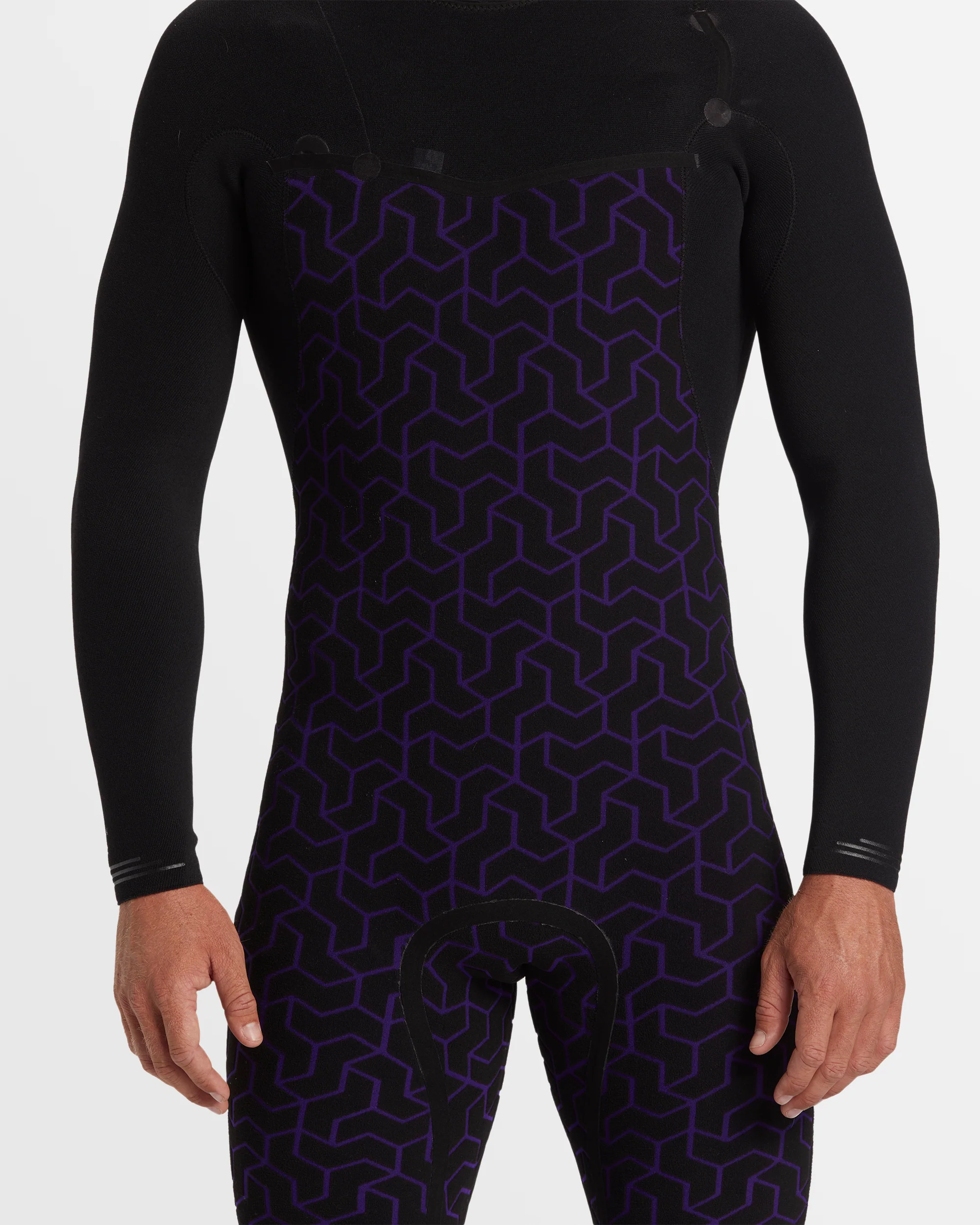 Mens 3/2mm Furnace Natural Chest Zip Steamer Wetsuit - Image 13