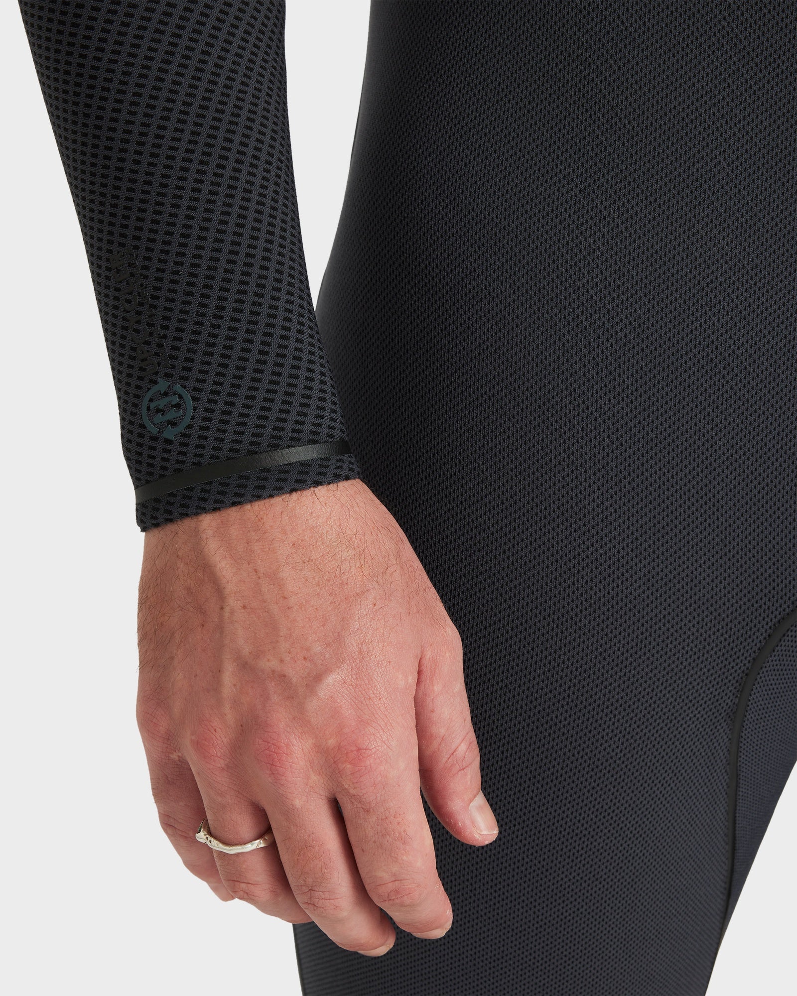 Mens 3/2mm Furnace Natural Chest Zip Wetsuit - Image 11