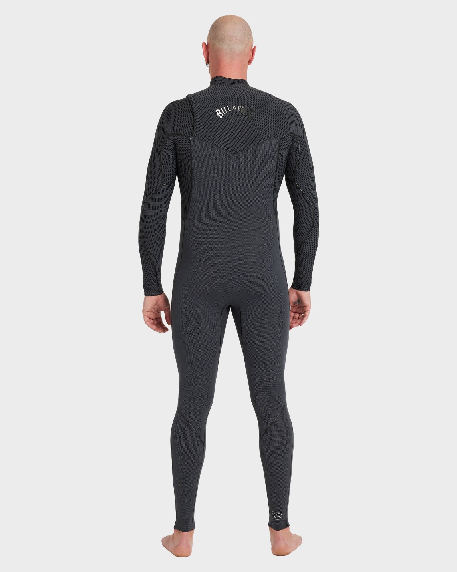 Mens 3/2mm Furnace Natural Chest Zip Wetsuit - Image 2