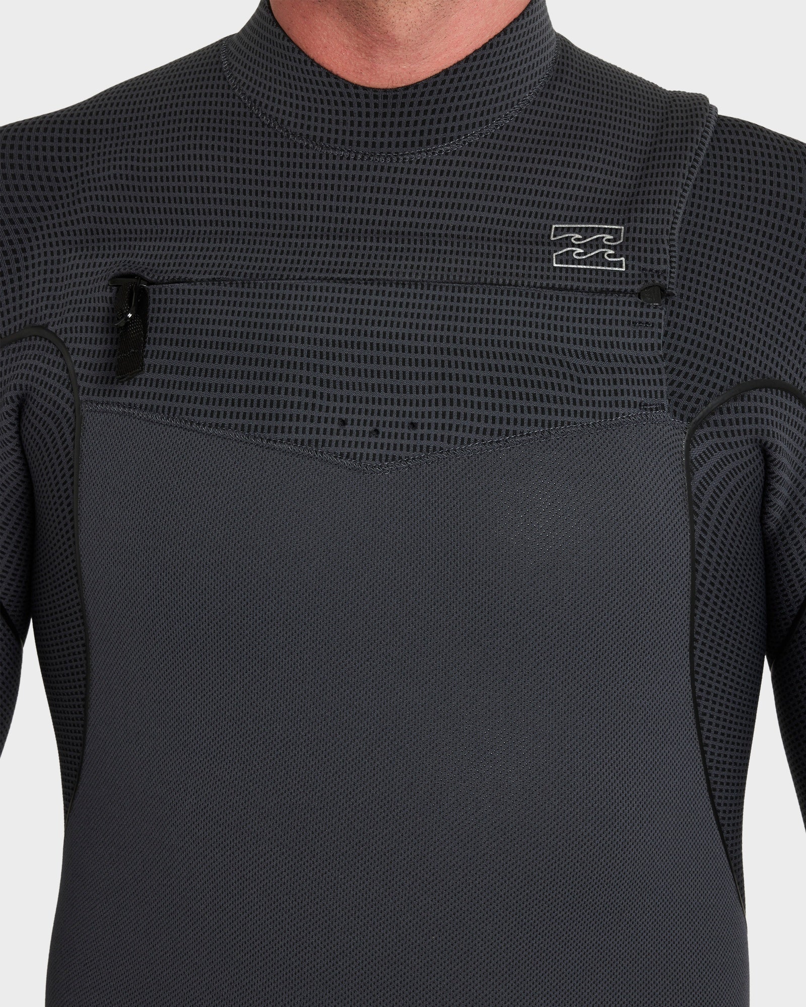 Mens 3/2mm Furnace Natural Chest Zip Wetsuit - Image 4