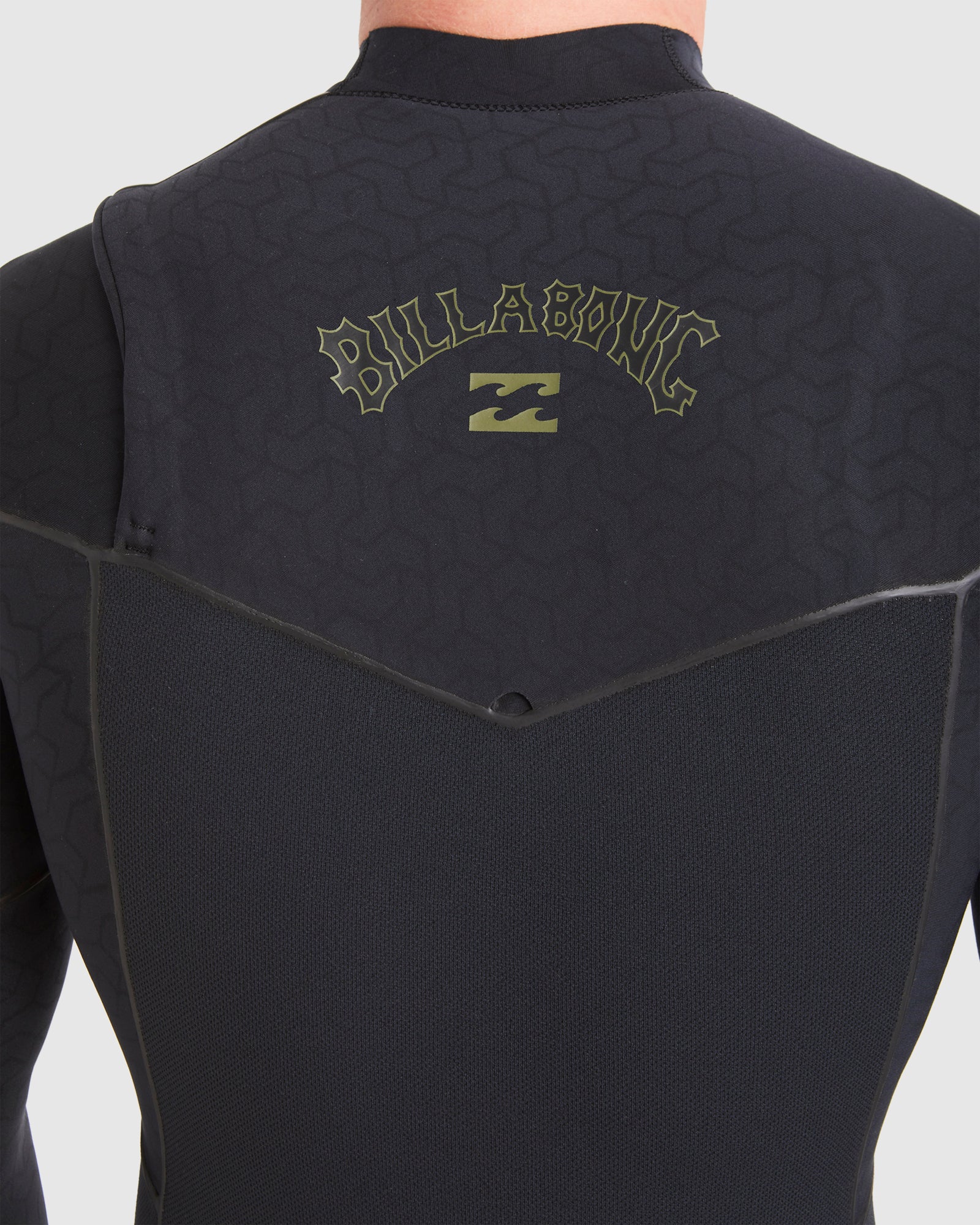 Mens 3/2mm Furnace Natural Chest Zip Steamer Wetsuit - Image 7