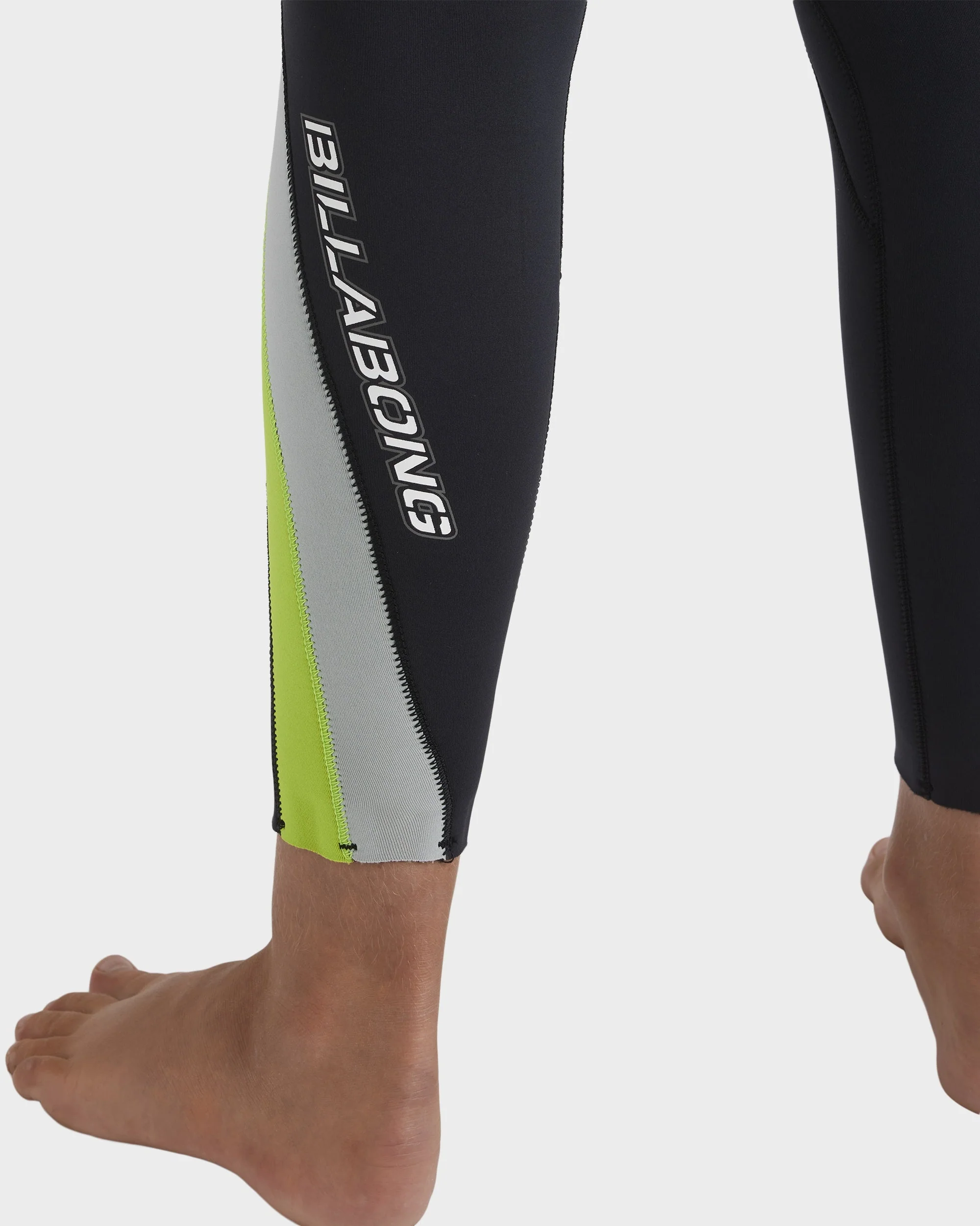 Boys 8-16 3/2mm Oscillator Chest Zip Steamer Wetsuit - Image 5