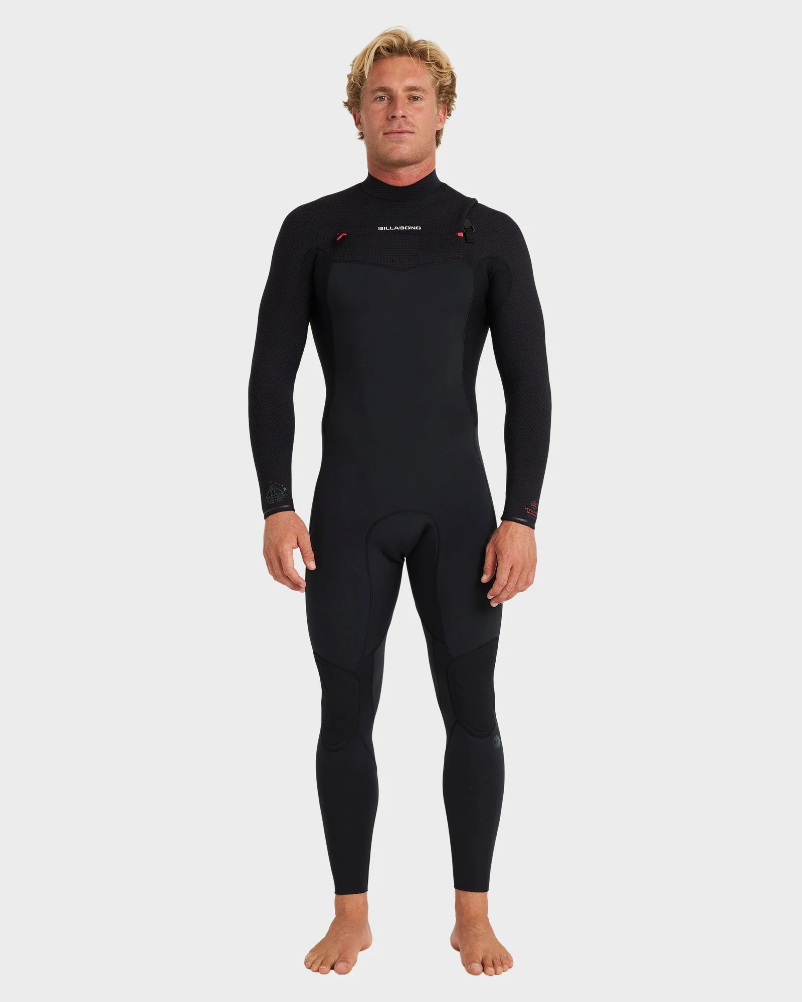 Mens 3/2mm Revolution Natural Chest Zip Steamer Wetsuit