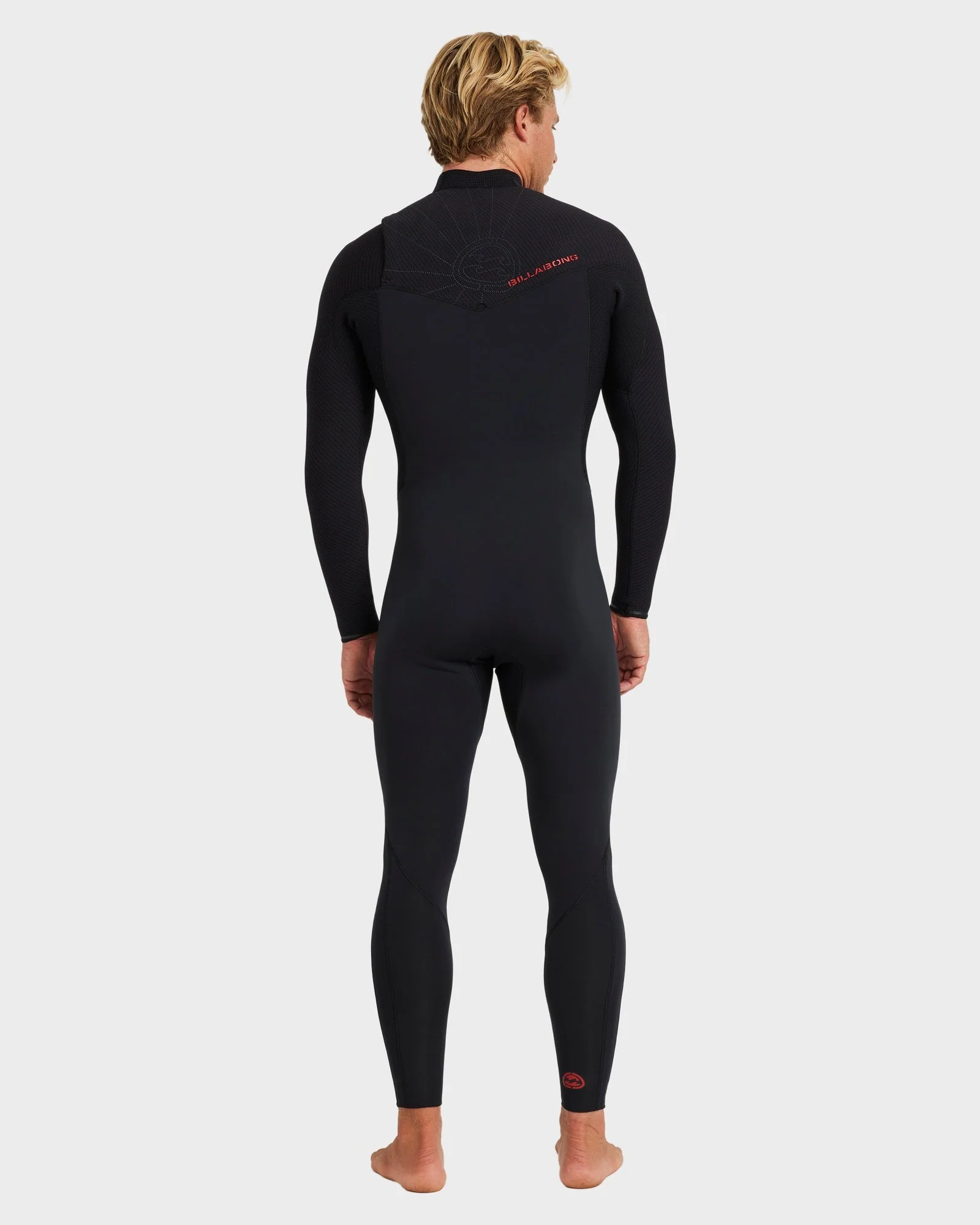 Mens 3/2mm Revolution Natural Chest Zip Steamer Wetsuit - Image 2