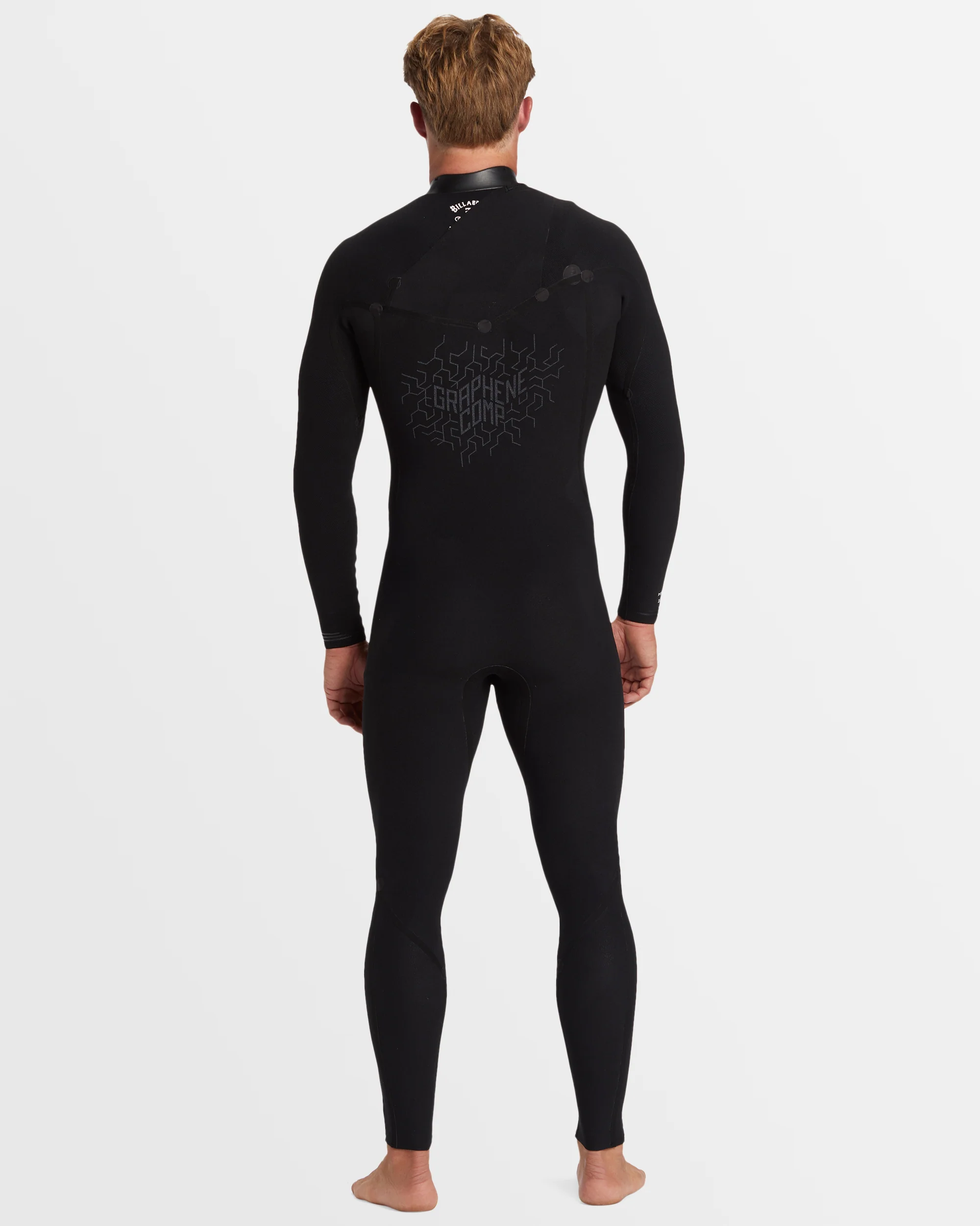 Mens 3/2mm Revolution Natural Chest Zip Wetsuit - Image 11