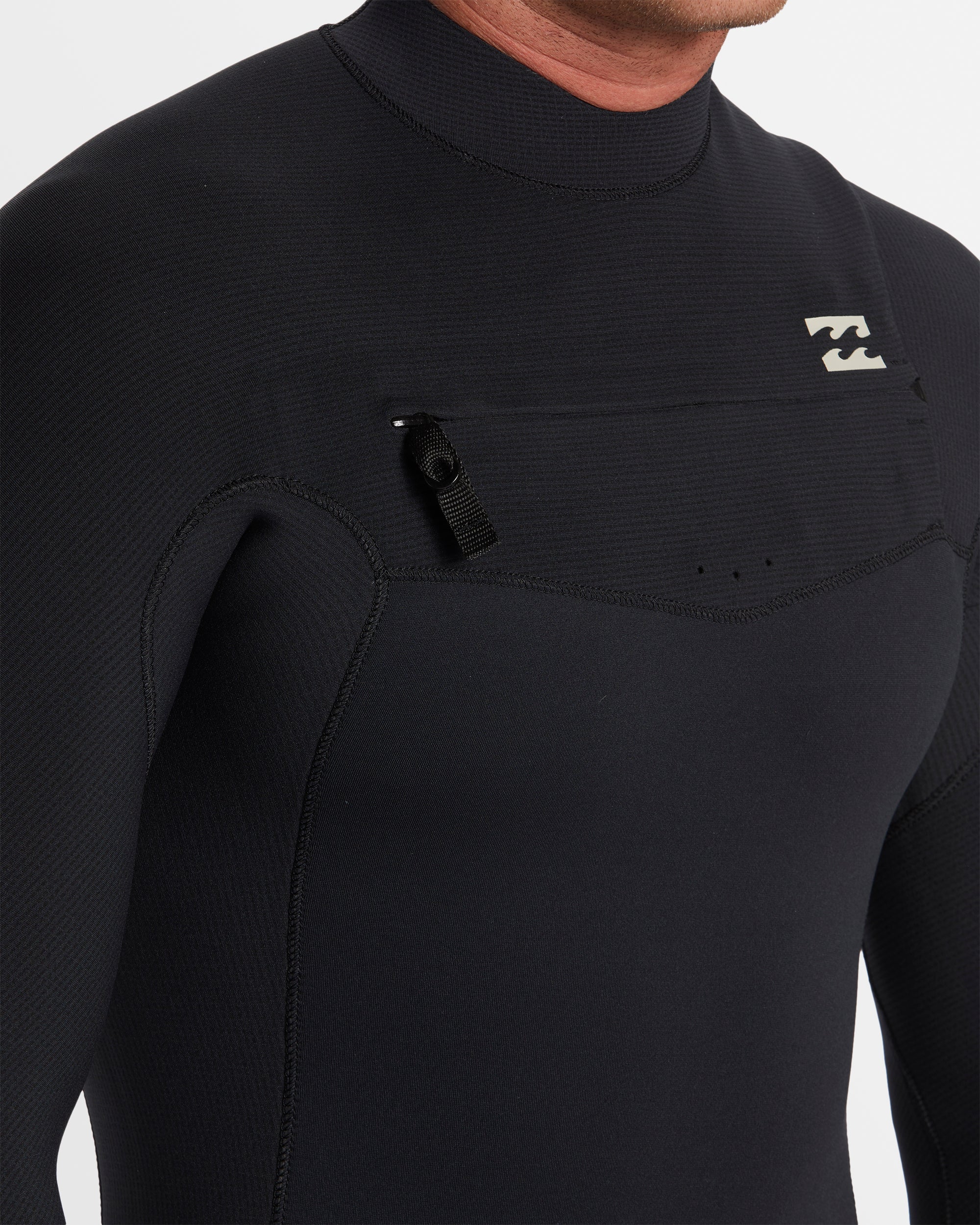 Mens 3/2mm Revolution Natural Chest Zip Wetsuit - Image 4
