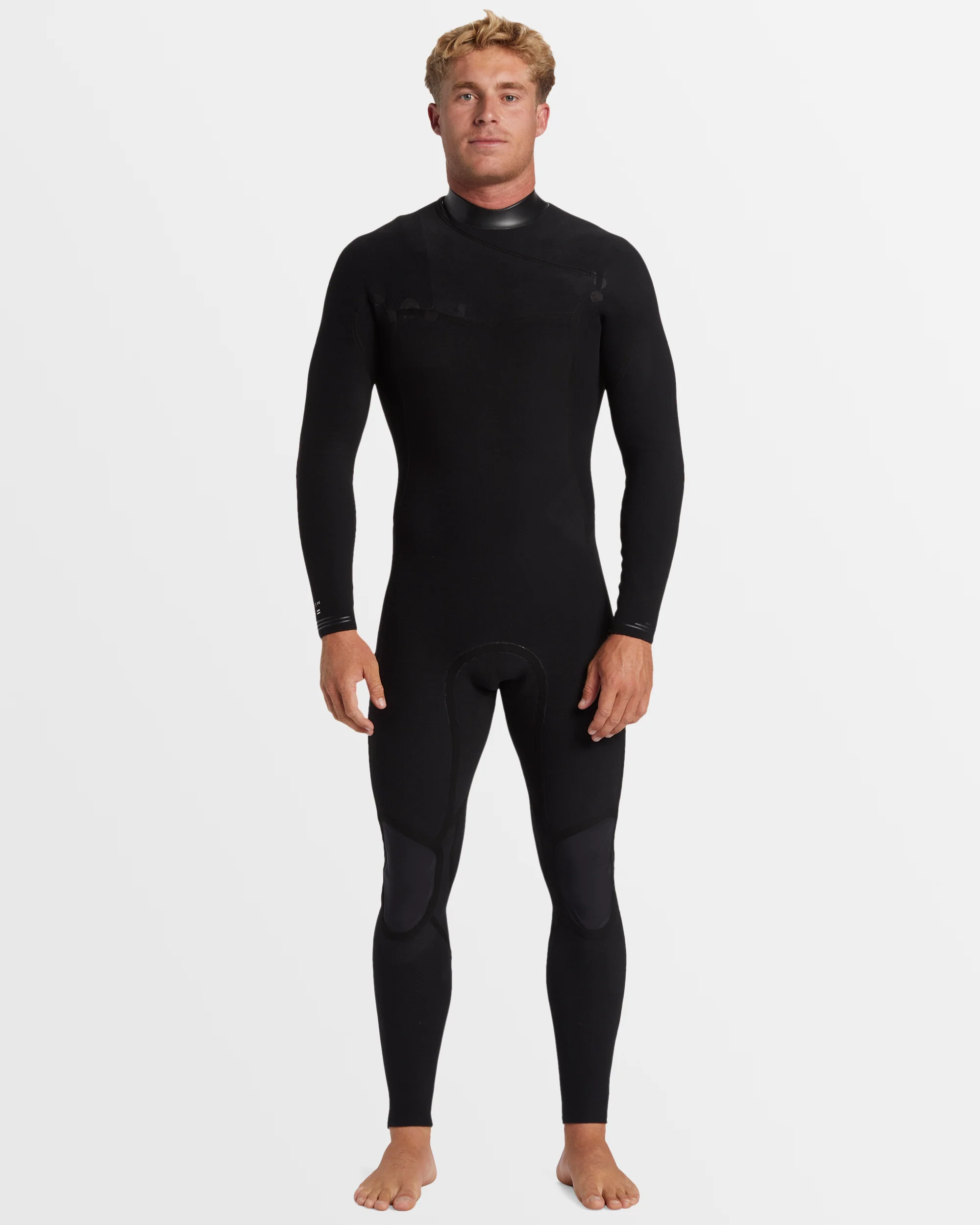 Mens 3/2mm Revolution Natural Chest Zip Wetsuit - Image 8