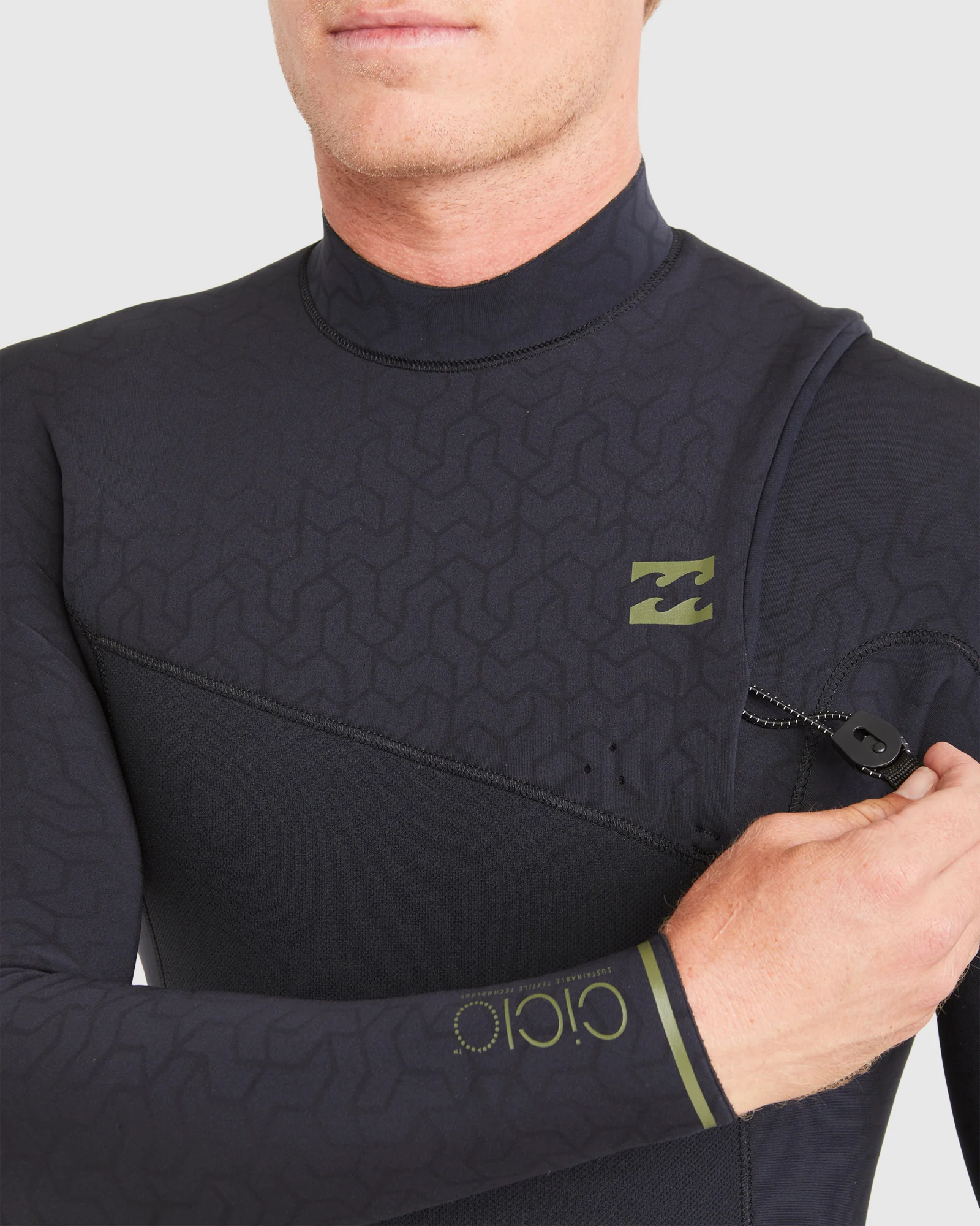 Mens 3/2mm Revolution Natural Zipperless Steamer Wetsuit - Image 4