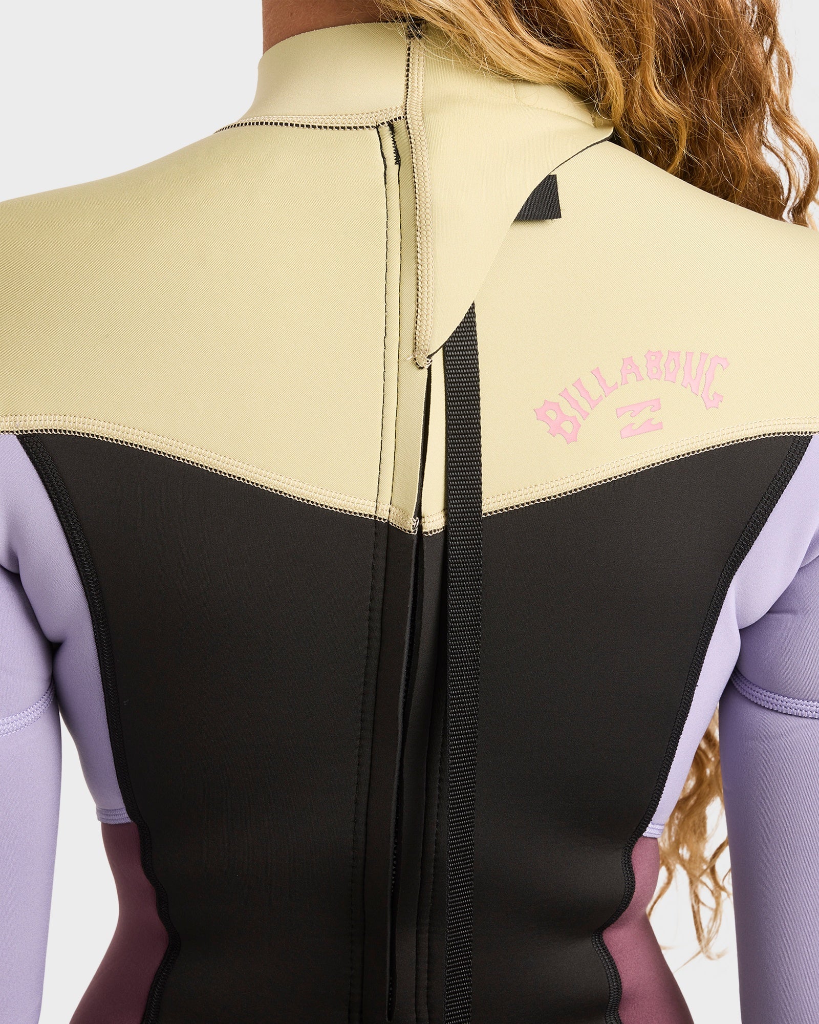 Womens 3/2mm Synergy Back Zip Flatlock Steamer Wetsuit - Image 6