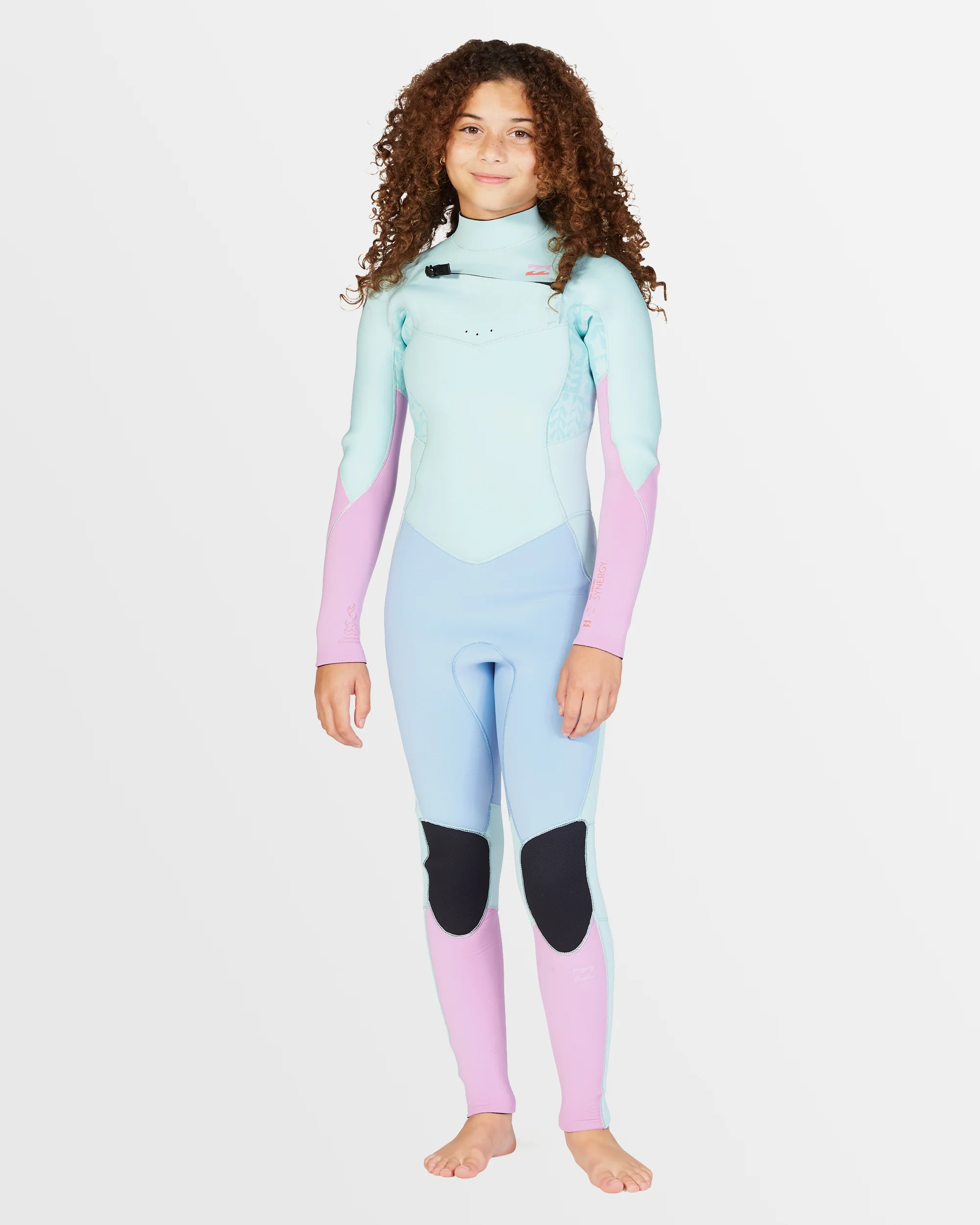 Girls 8-14 3/2mm Synergy Chest Zip GBS Wetsuit