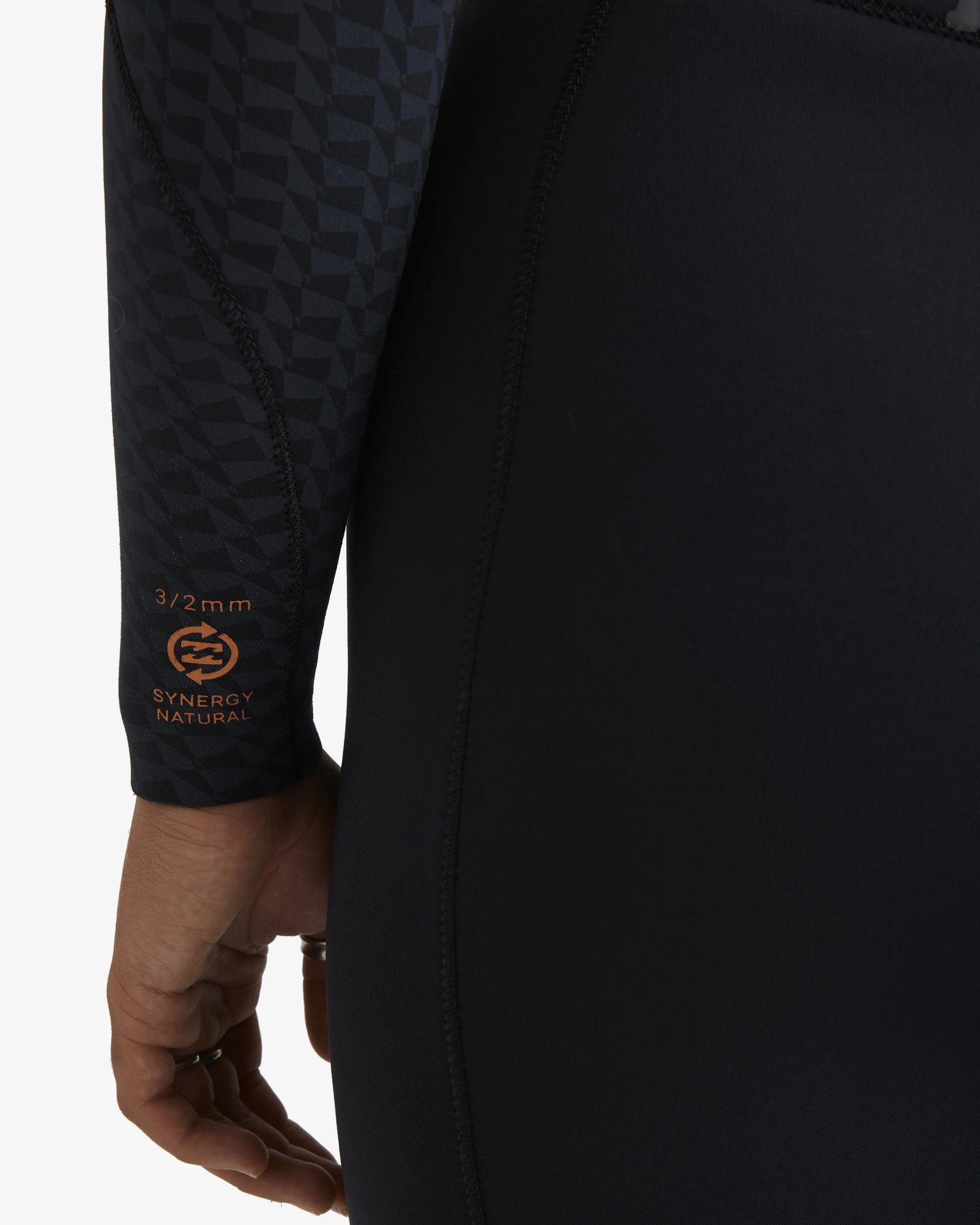 Womens 3/2mm Synergy Natural Chest Zip Steamer Wetsuit - Image 7