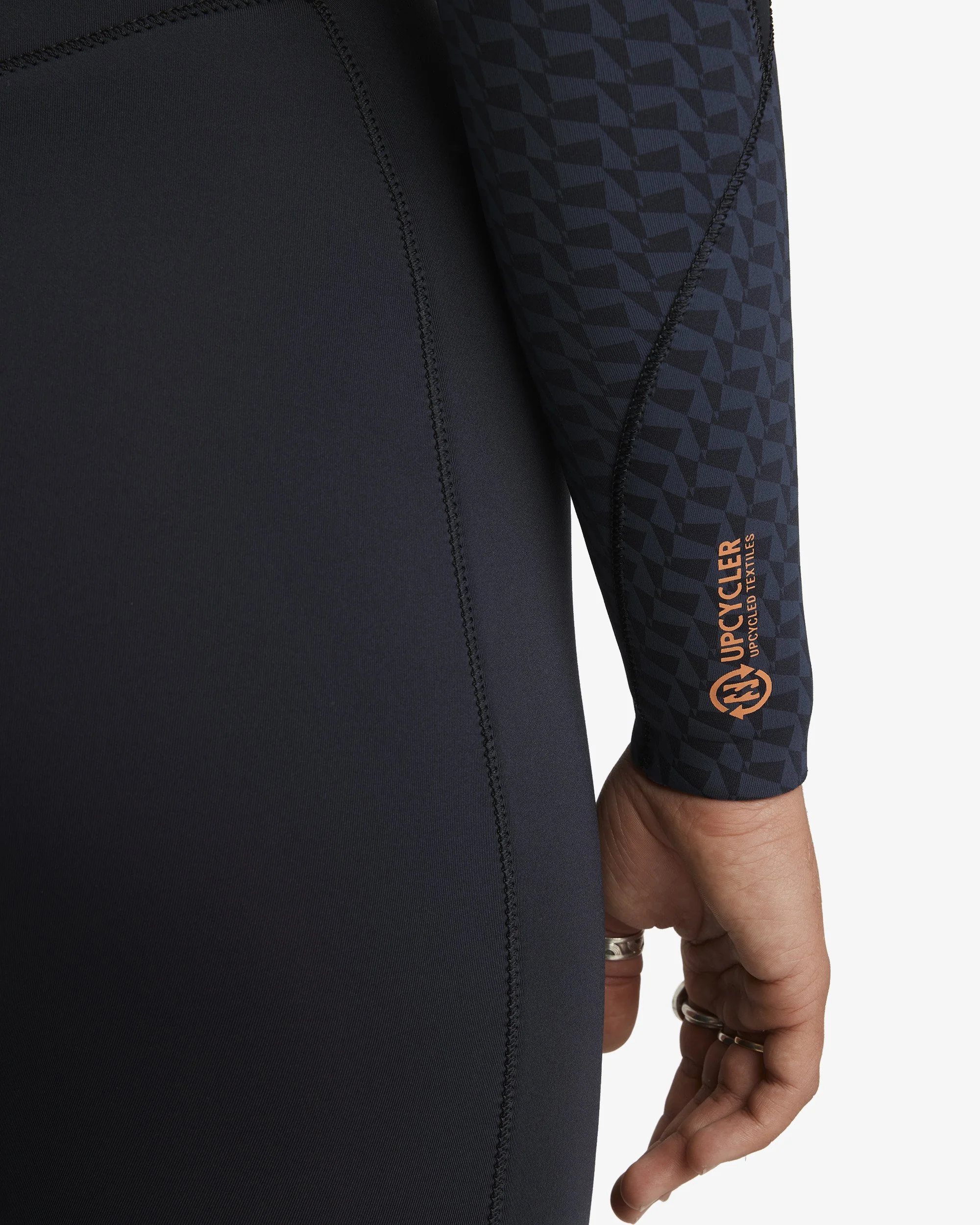 Womens 3/2mm Synergy Natural Chest Zip Steamer Wetsuit - Image 8