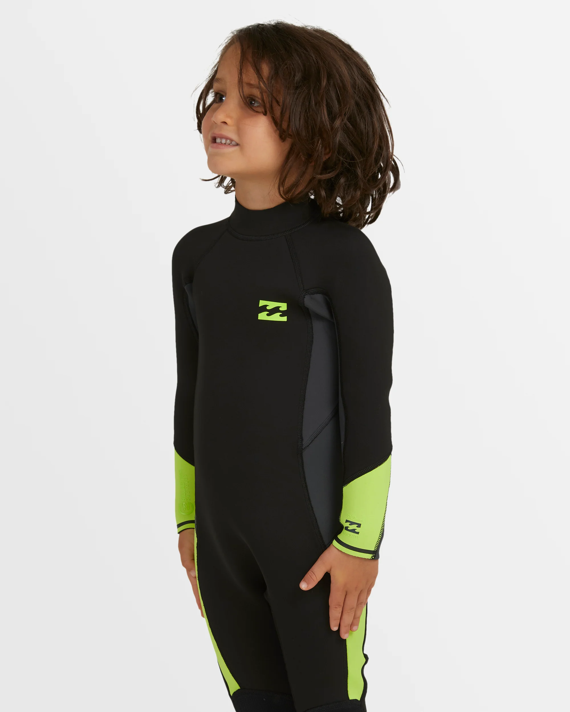 Boys 0-7 3/2mm Absolute Back Zip Wetsuit - Image 2