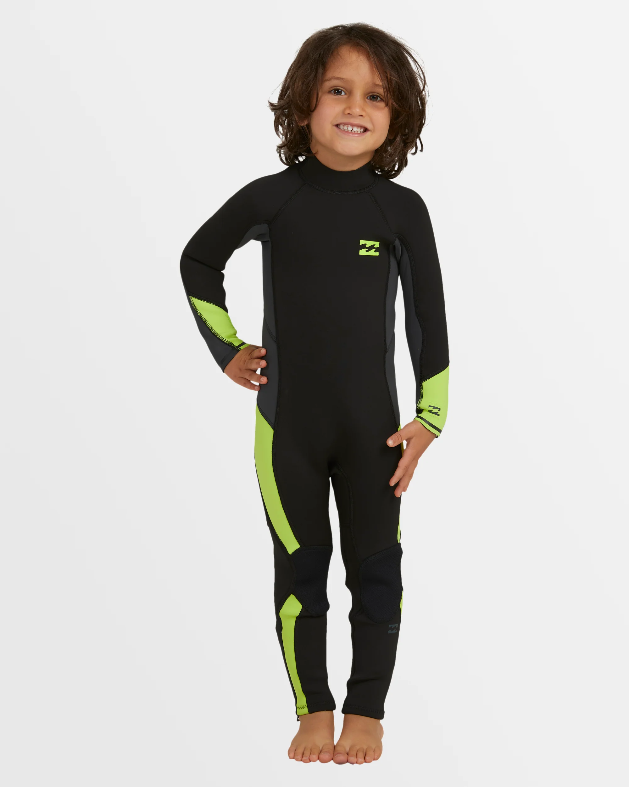 Boys 0-7 3/2mm Absolute Back Zip Wetsuit - Image 4