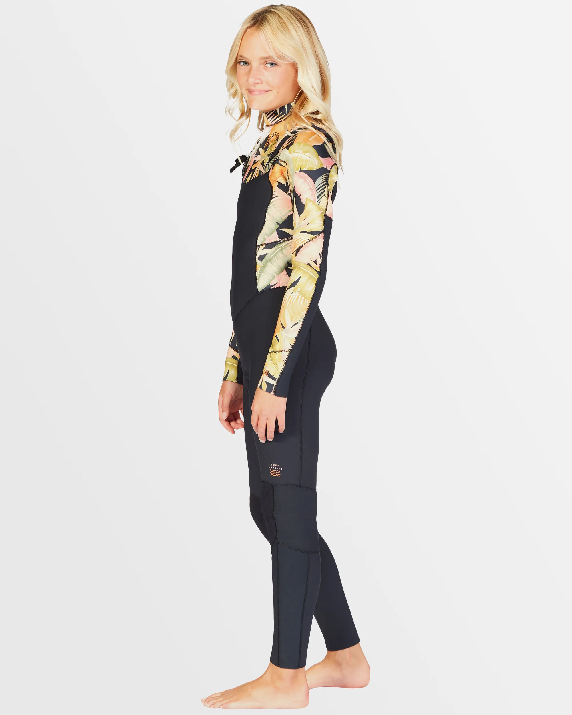 Girls 8-14 3/2mm Salty Dayz Steamer Wetsuit - Image 2