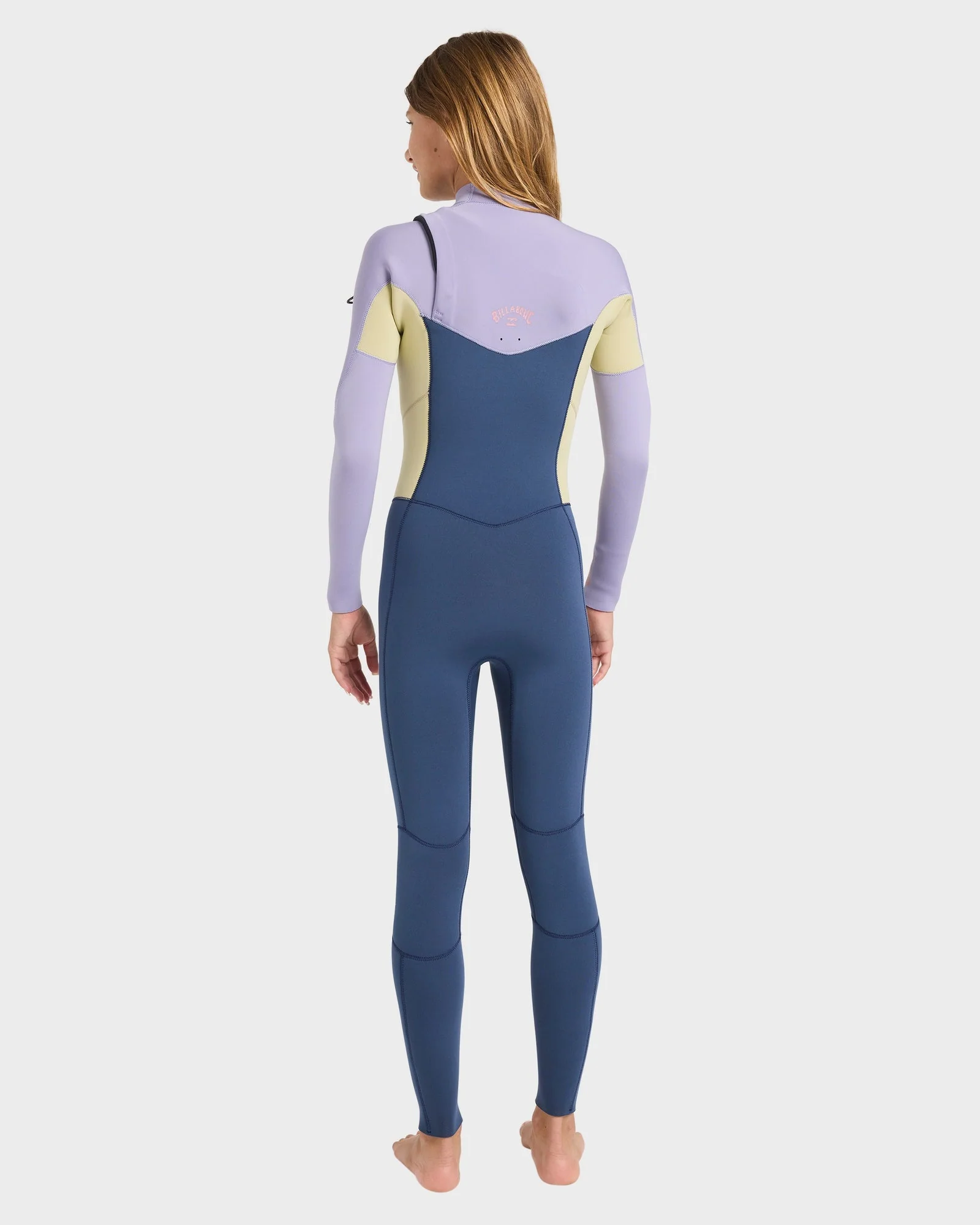 Girls 8-14 3/2mm Synergy Natural Chest Zip GBS Steamer Wetsuit - Image 2