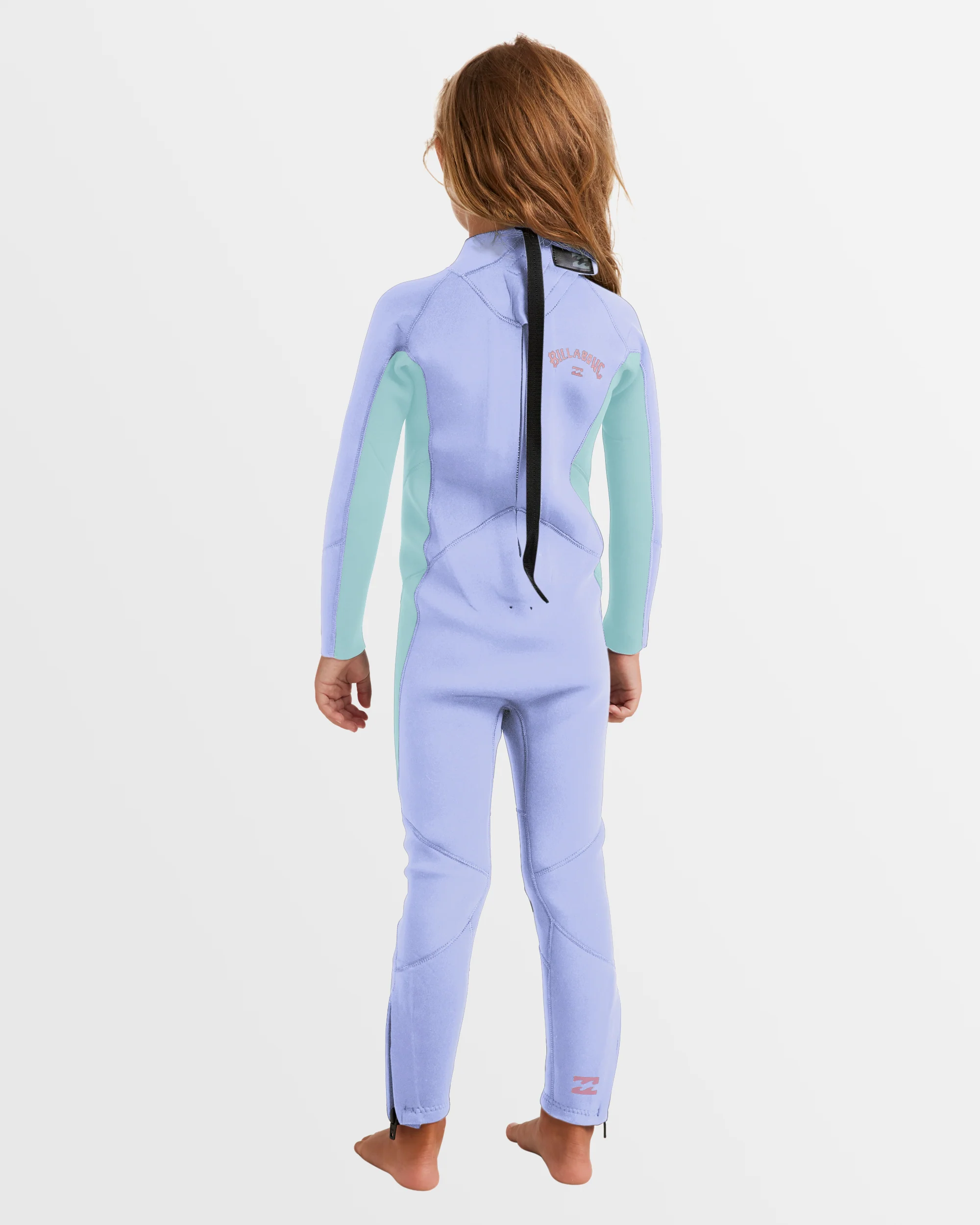 Girls 2-6 3/2mm Foil Back Zip Wetsuit - Image 2