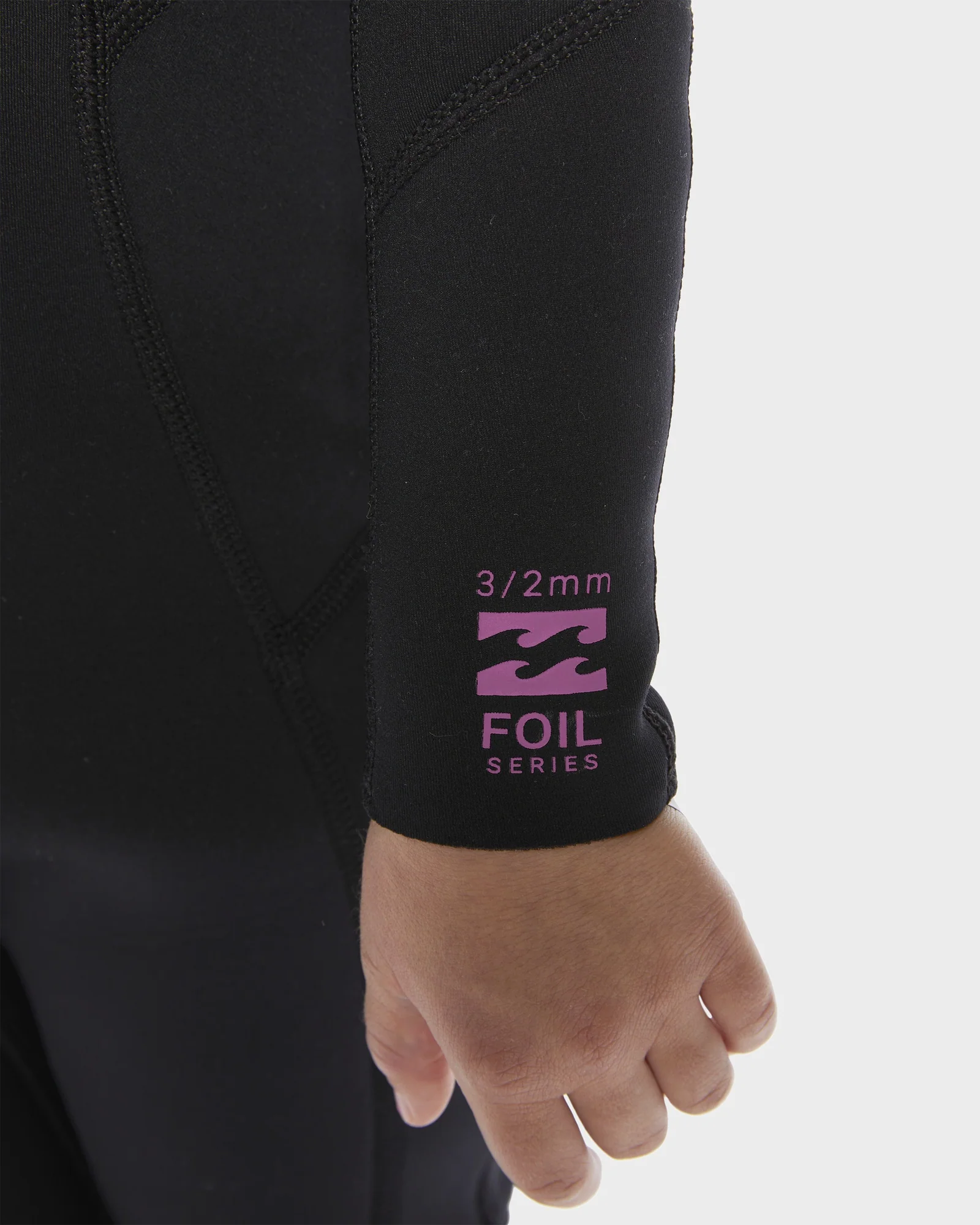 Girls 2-6 3/2mm Foil Back Zip Steamer Wetsuit - Image 7