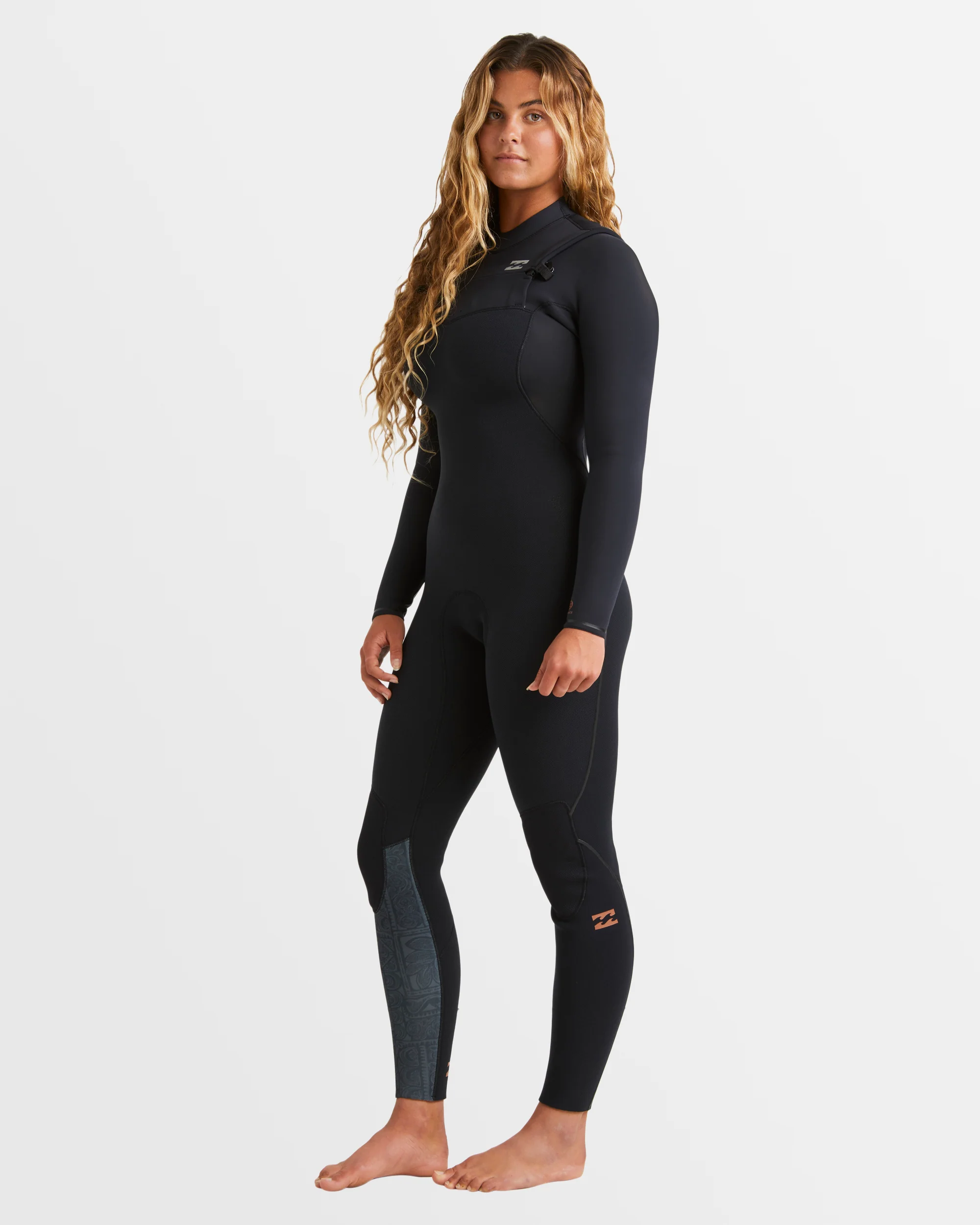 Womens 3/2mm Furnace Natural Steamer Wetsuit - Image 2