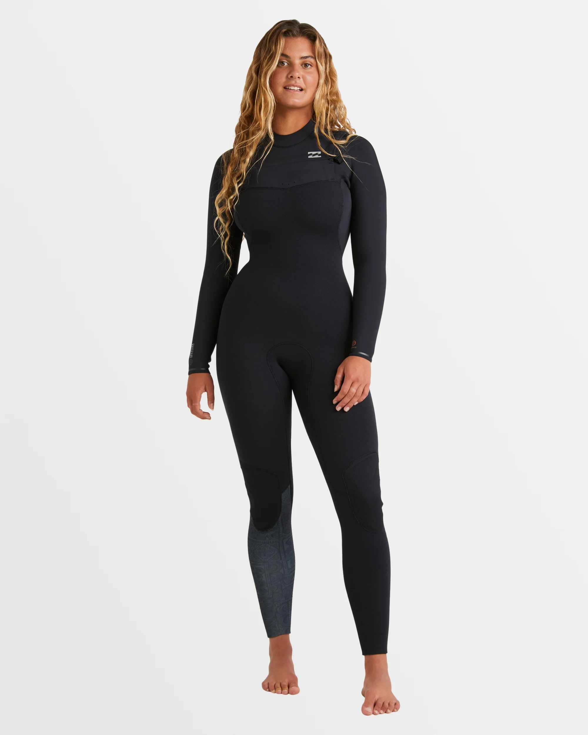 Womens 3/2mm Furnace Natural Steamer Wetsuit - Image 3