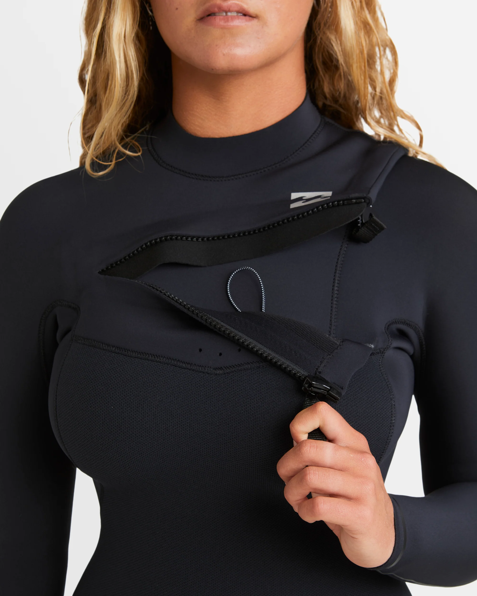 Womens 3/2mm Furnace Natural Steamer Wetsuit - Image 5