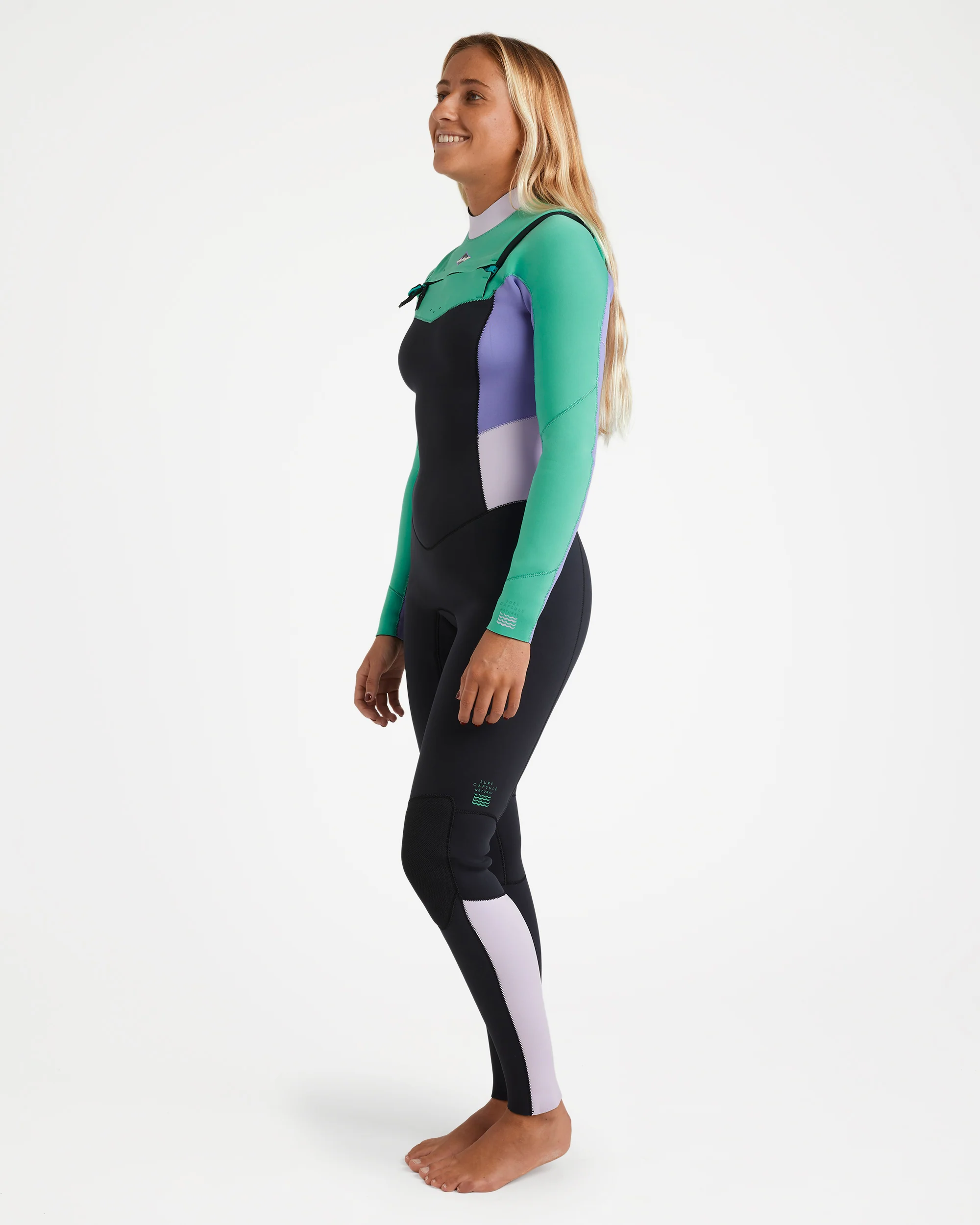 Womens 3/2mm Salty Dayz Chest Zip Wetsuit - Image 3
