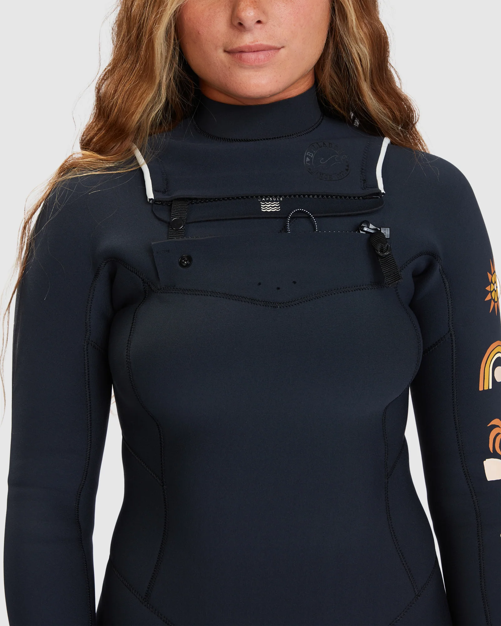 Womens 3/2mm Salty Dayz Natural Steamer Wetsuit - Image 4