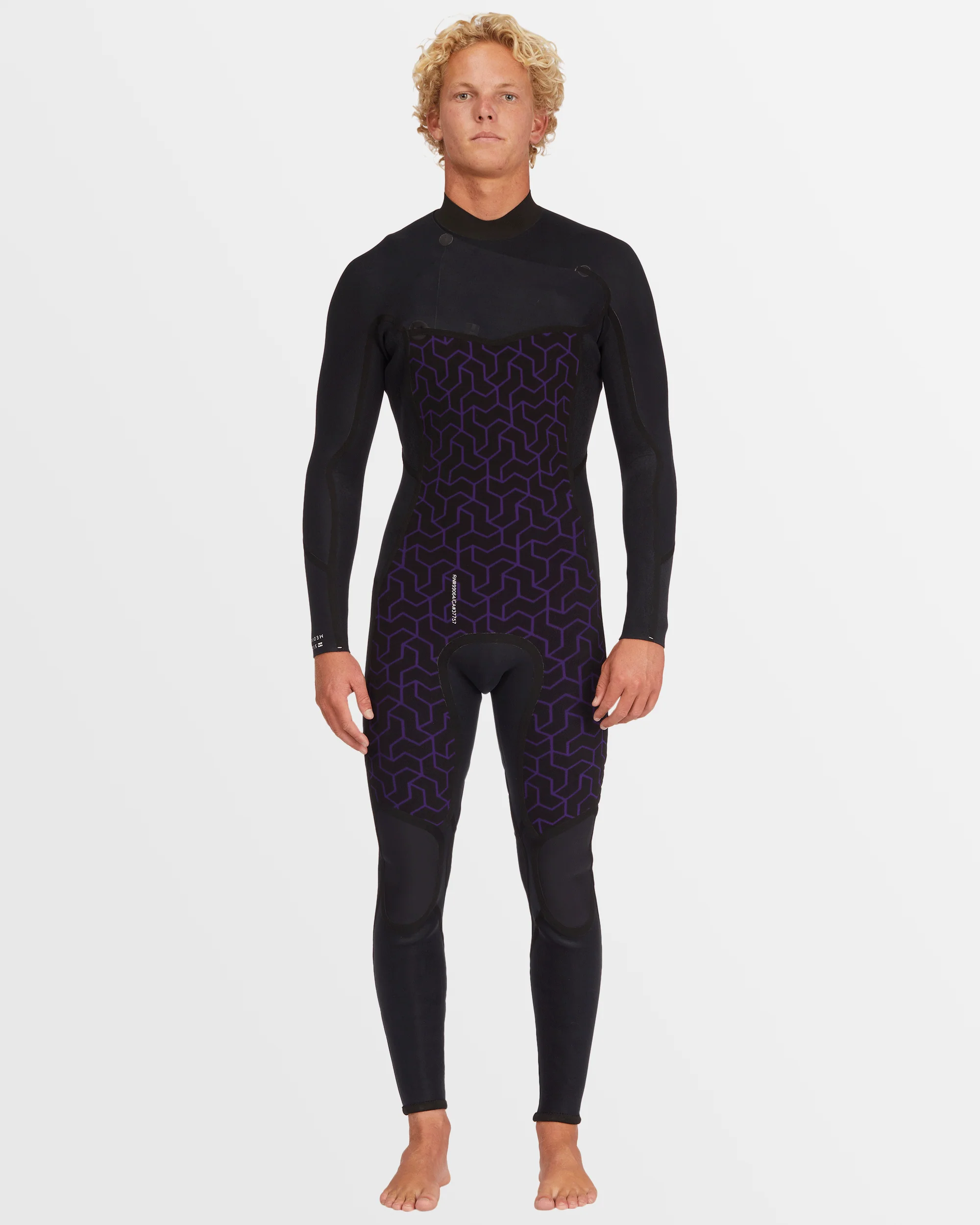 Mens 4/3mm Absolute Natural Chest Zip Steamer Wetsuit - Image 3