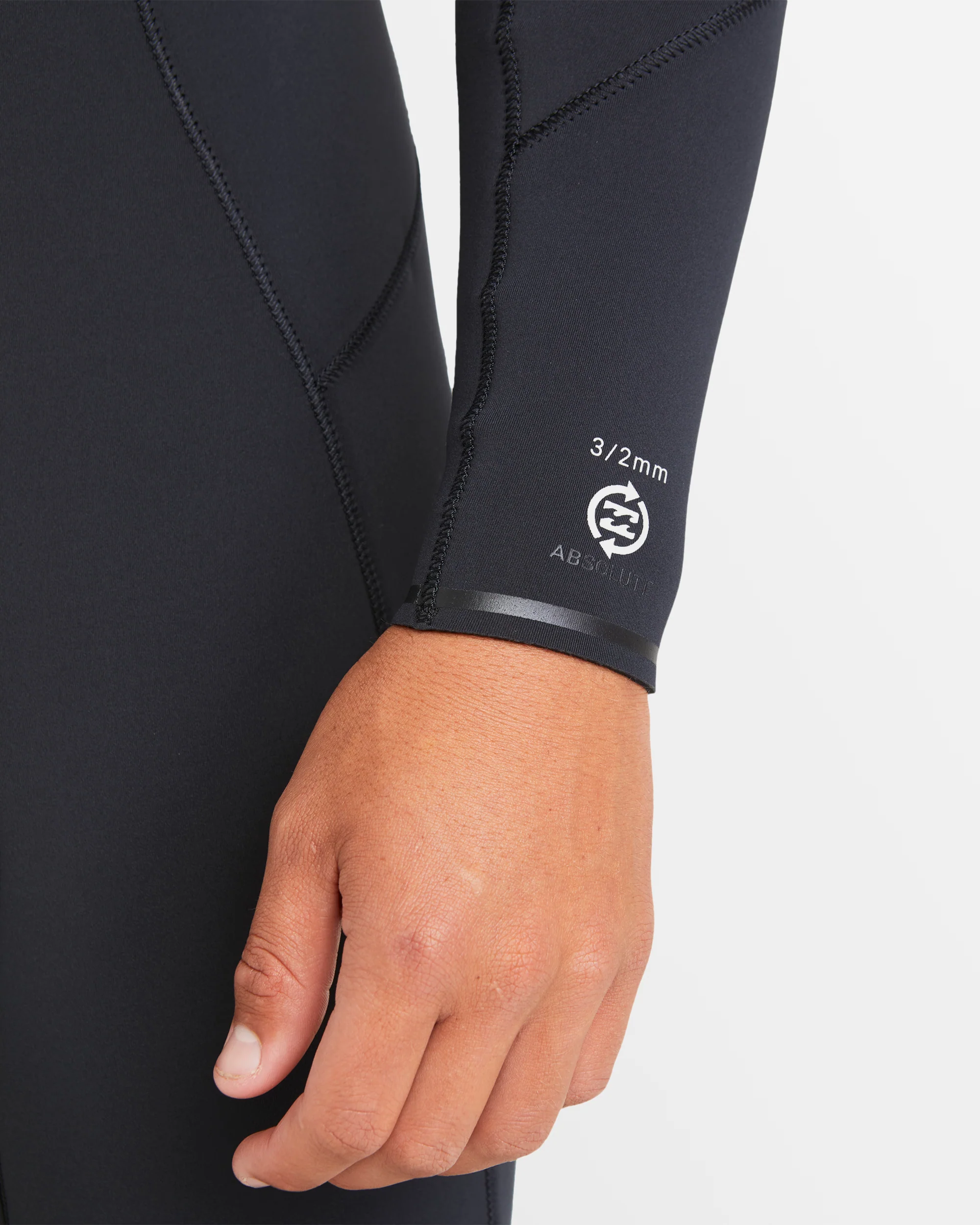 Mens 4/3mm Absolute Natural Chest Zip Steamer Wetsuit - Image 7