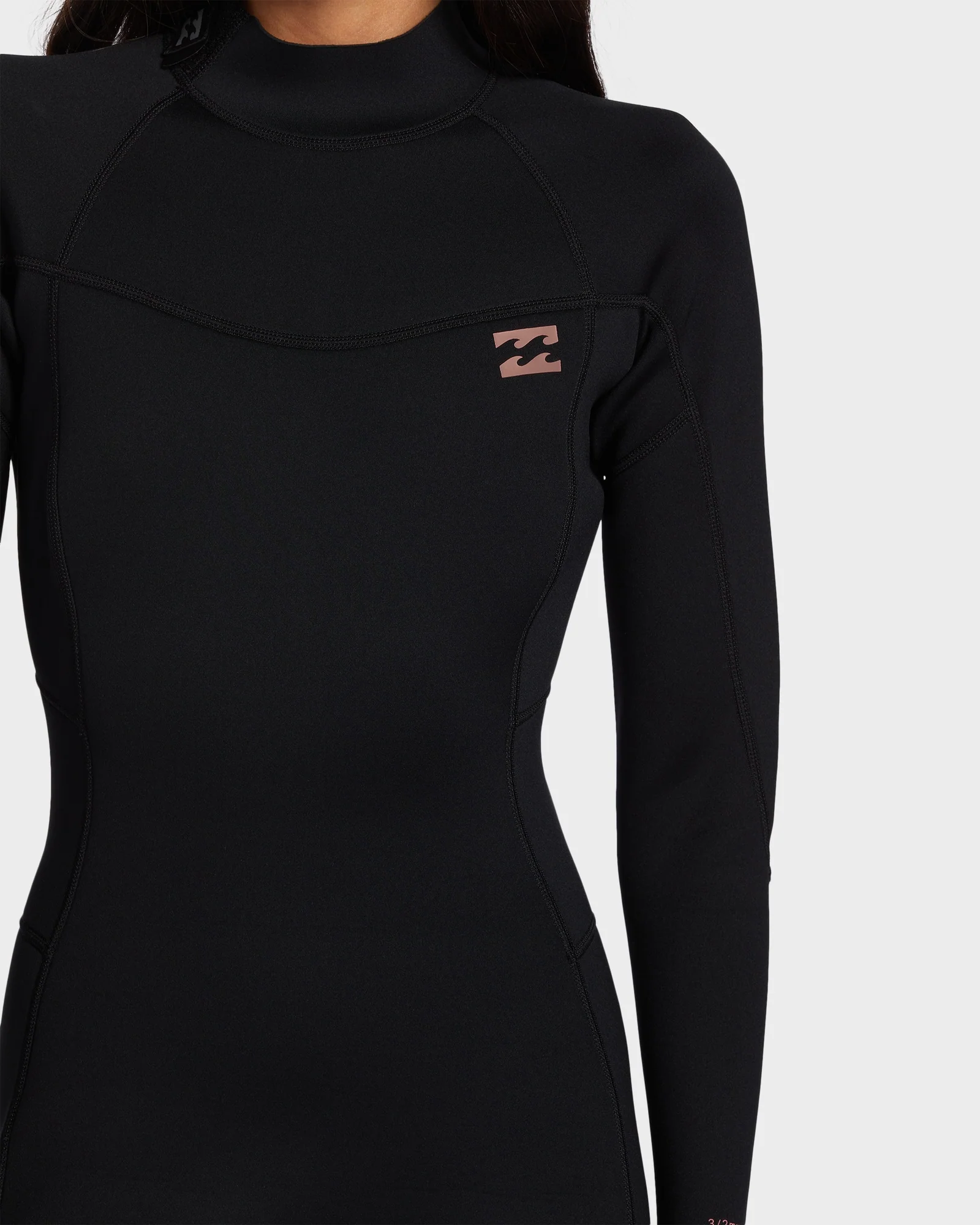 Womens 4/3mm Foil Back Zip GBS Steamer Wetsuit - Image 5