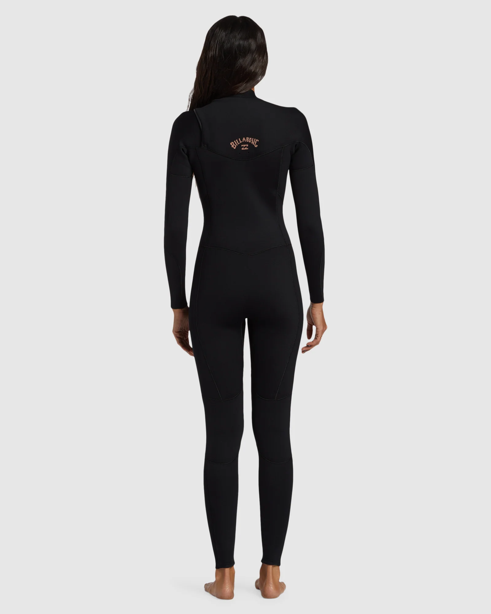Womens 4/3mm Foil Chest Zip Steamer Wetsuit - Image 3