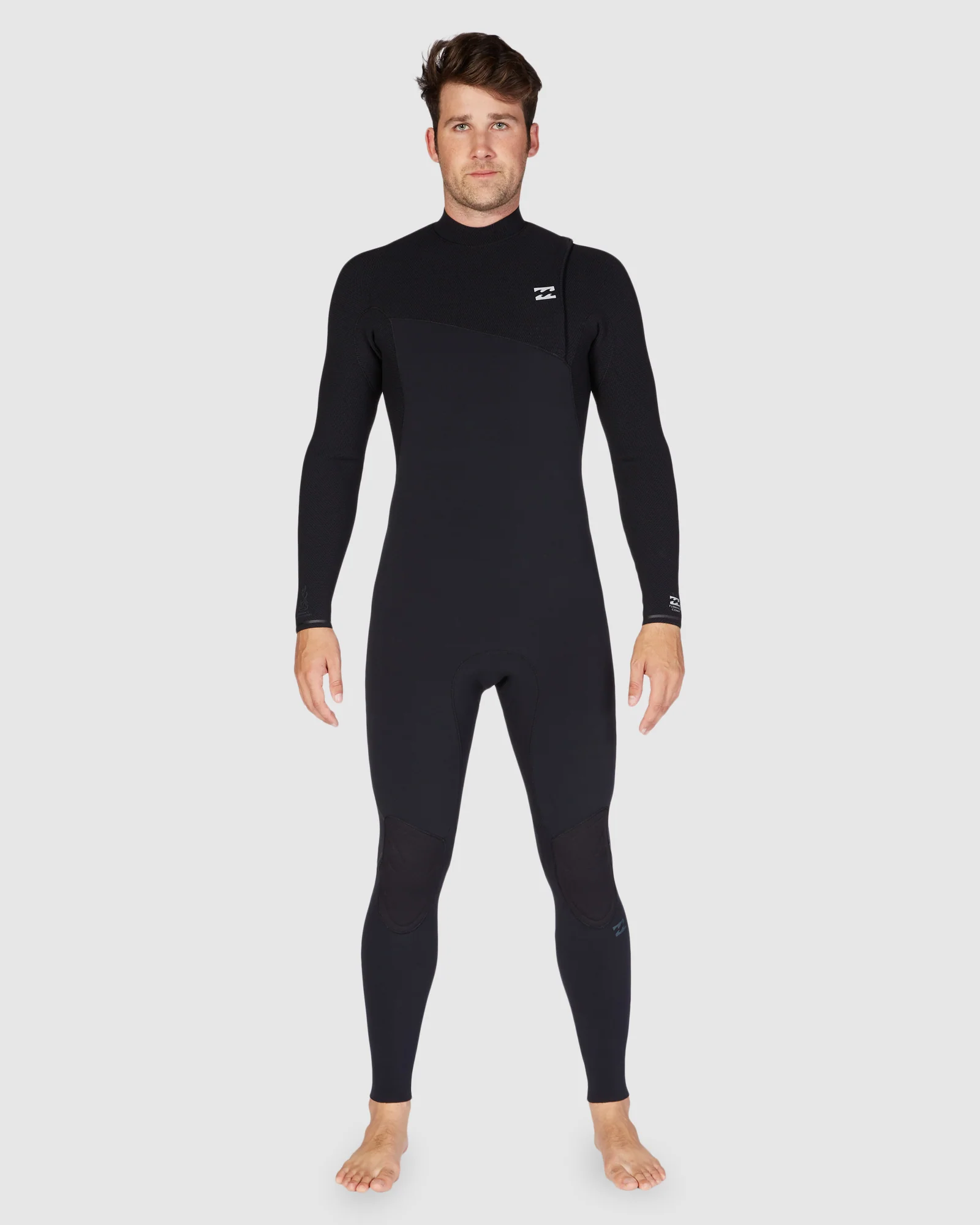 Mens 4/3mm Furnace Comp Chest Zip Steamer Wetsuit - Image 2