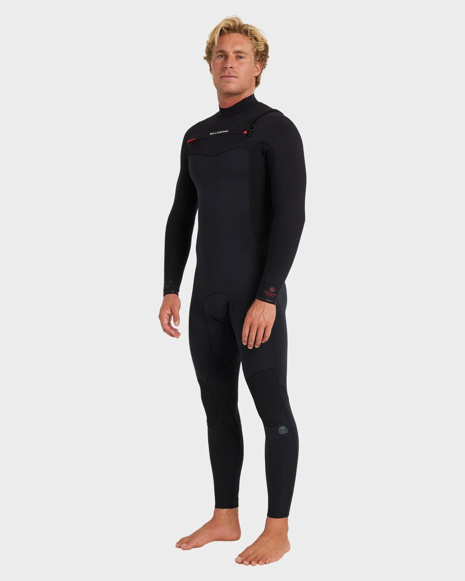 Mens 4/3mm Revolution Natural Chest Zip Steamer Wetsuit - Image 3