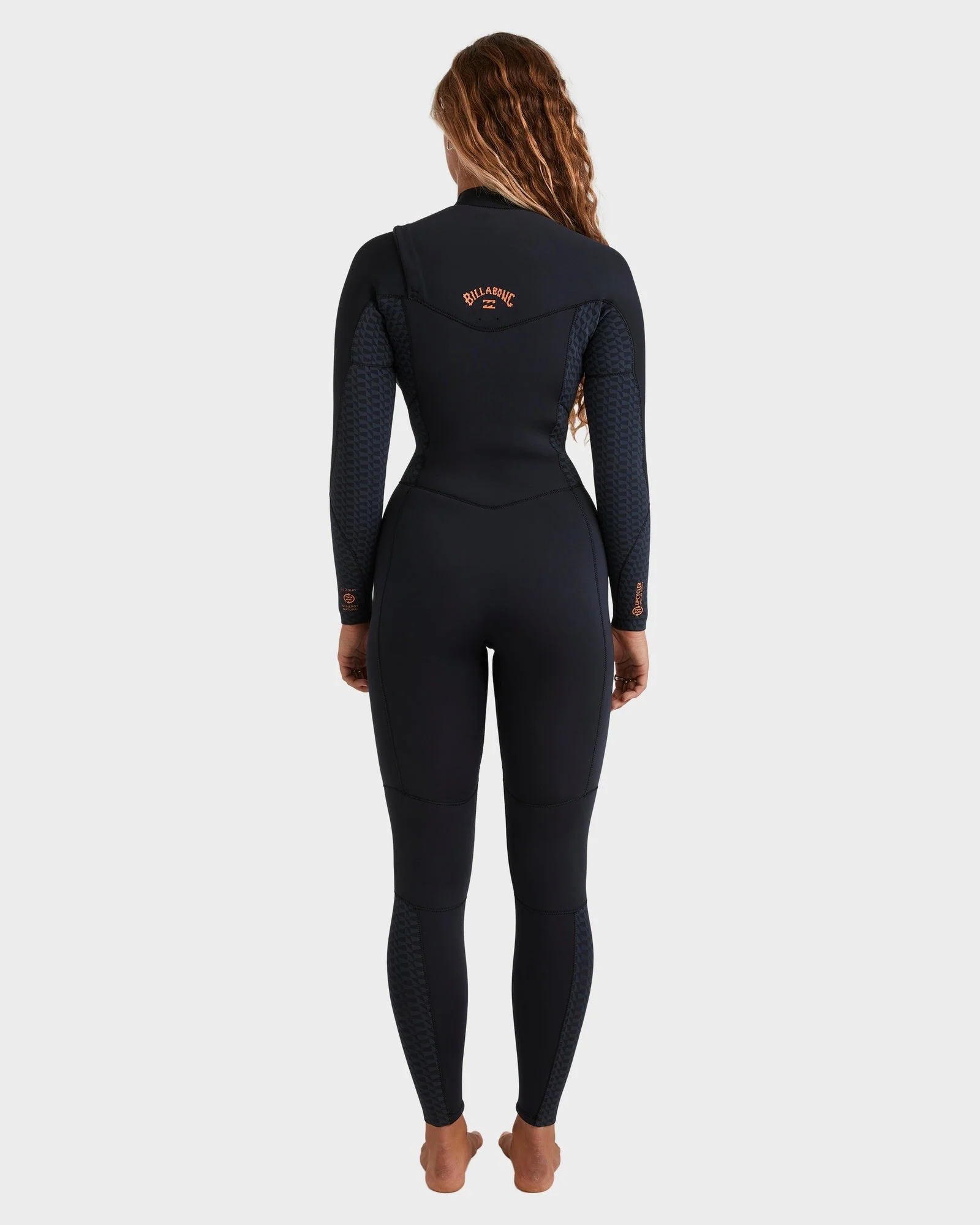 Womens 4/3mm Synergy Natural Chest Zip Steamer Wetsuit - Image 2