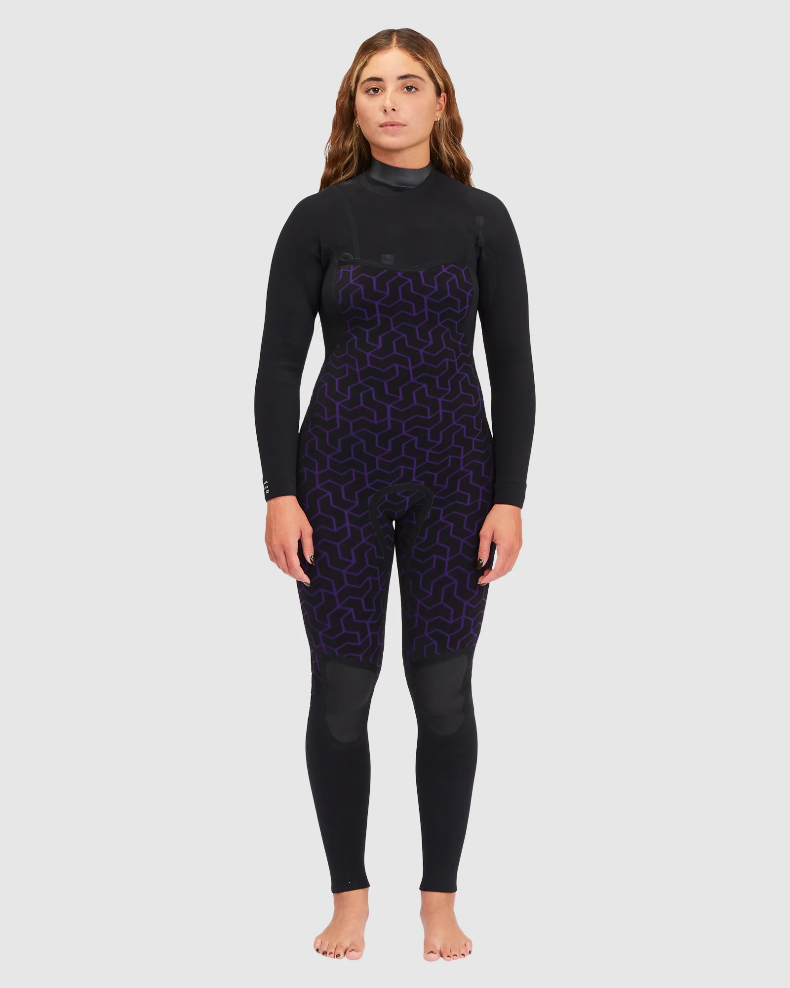 Womens 4/3mm Furnace Comp Chest Zip Wetsuit - Image 7