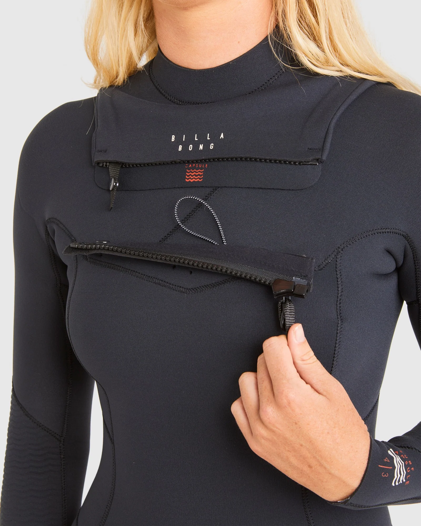 Womens 4/3mm Salty Dayz Steamer Wetsuit - Image 6