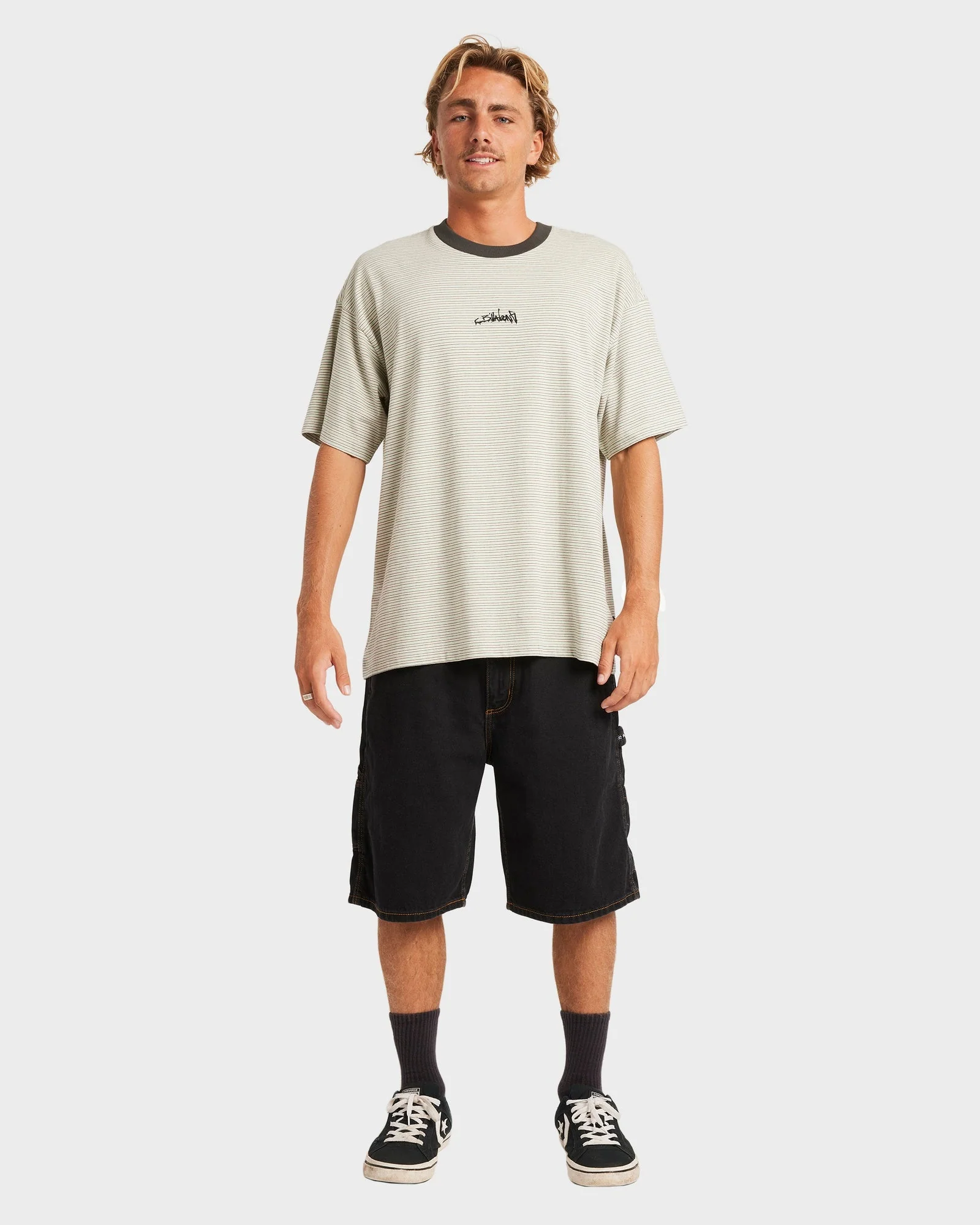 Mens Absence Stripe OG T-Shirt - Image 4