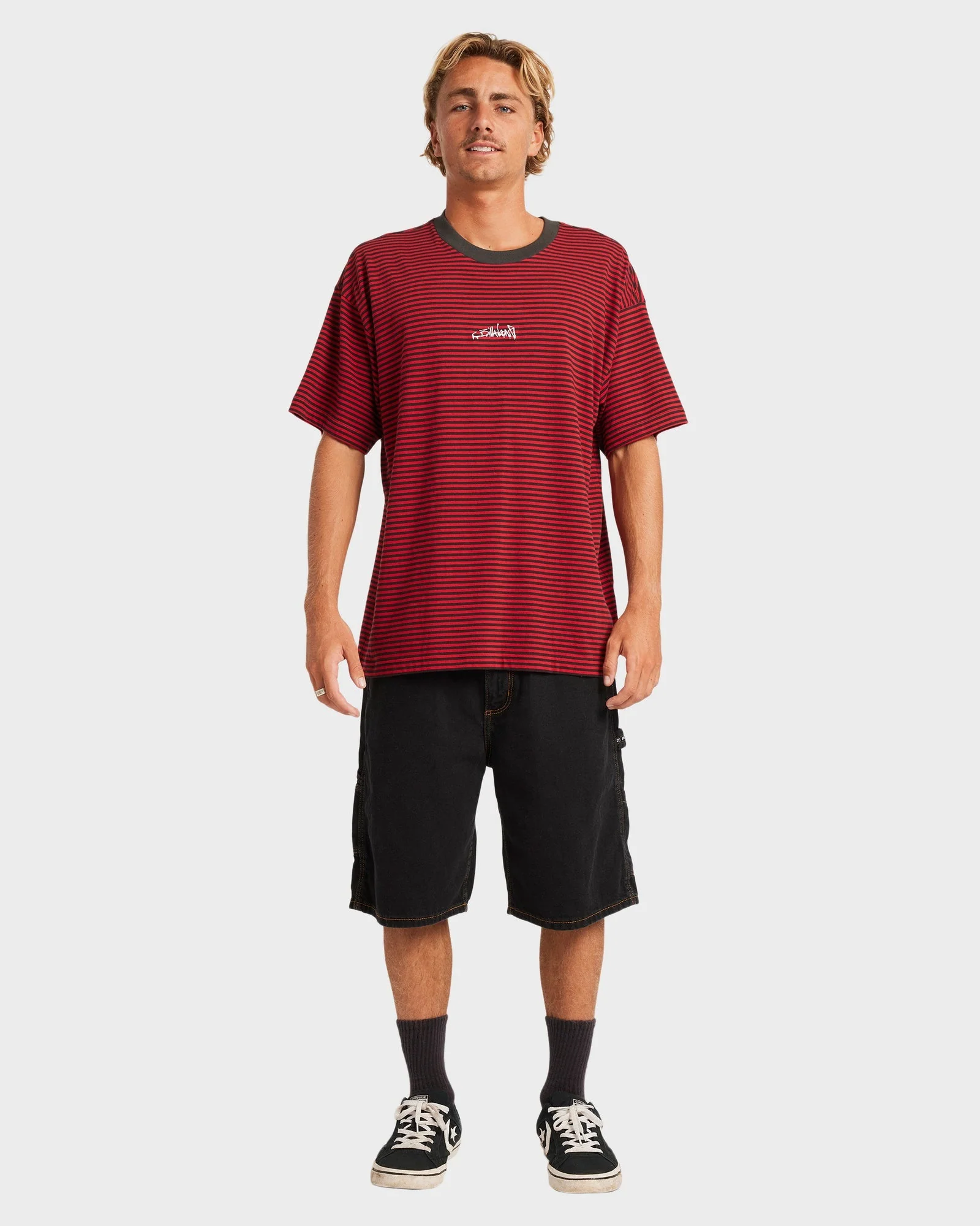 Mens Absence Stripe OG T-Shirt - Image 5