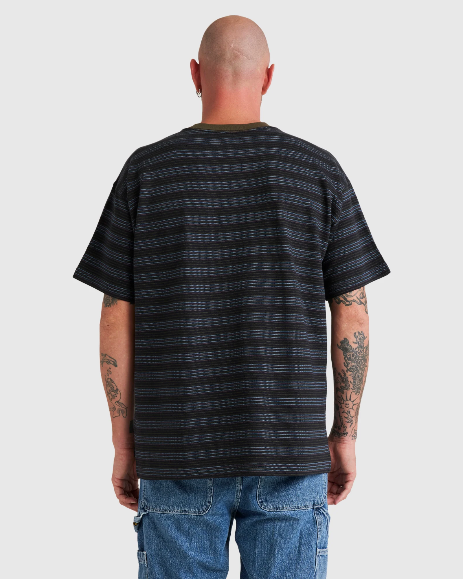 Mens Absense Stripe T-Shirt - Image 2