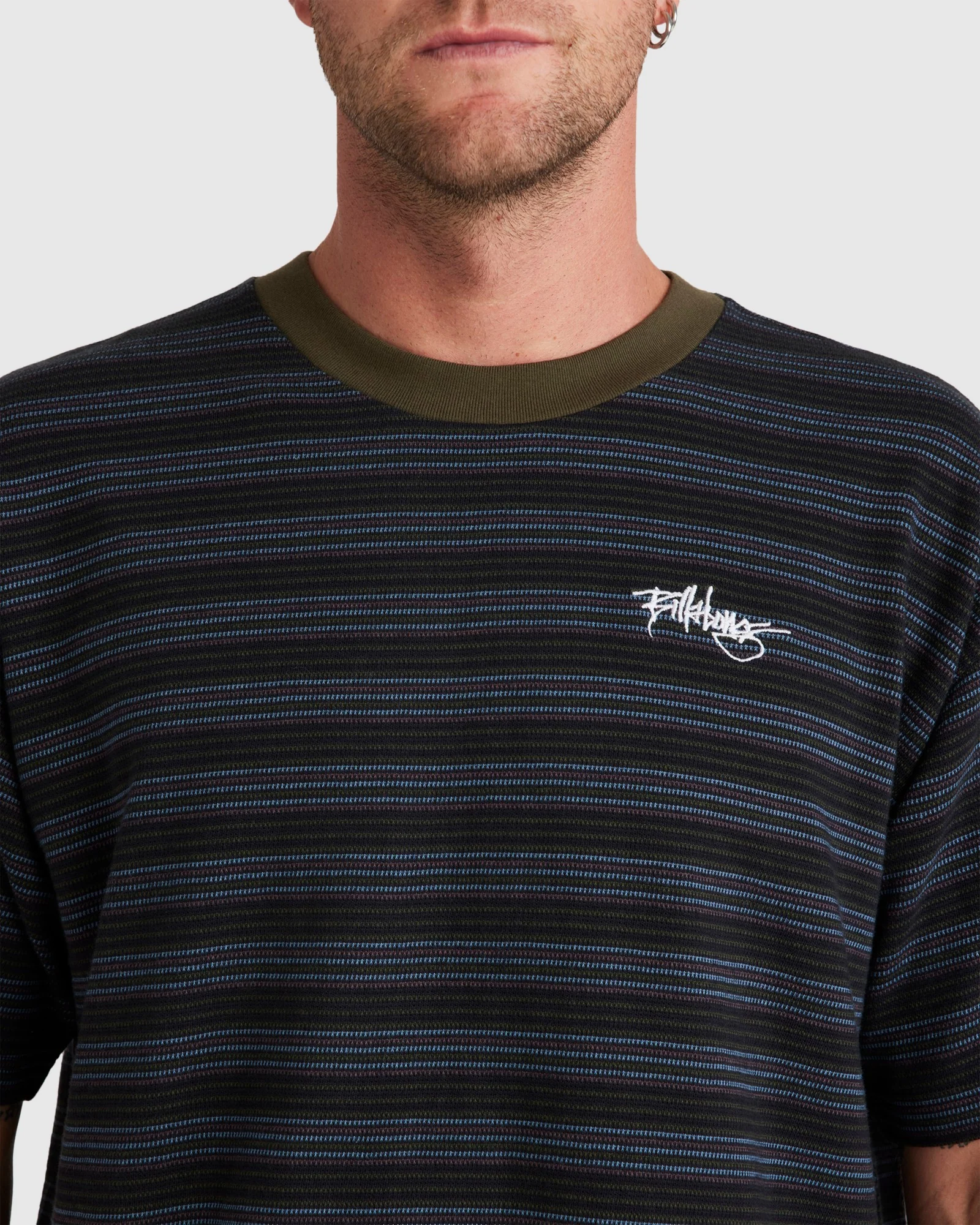 Mens Absense Stripe T-Shirt - Image 4