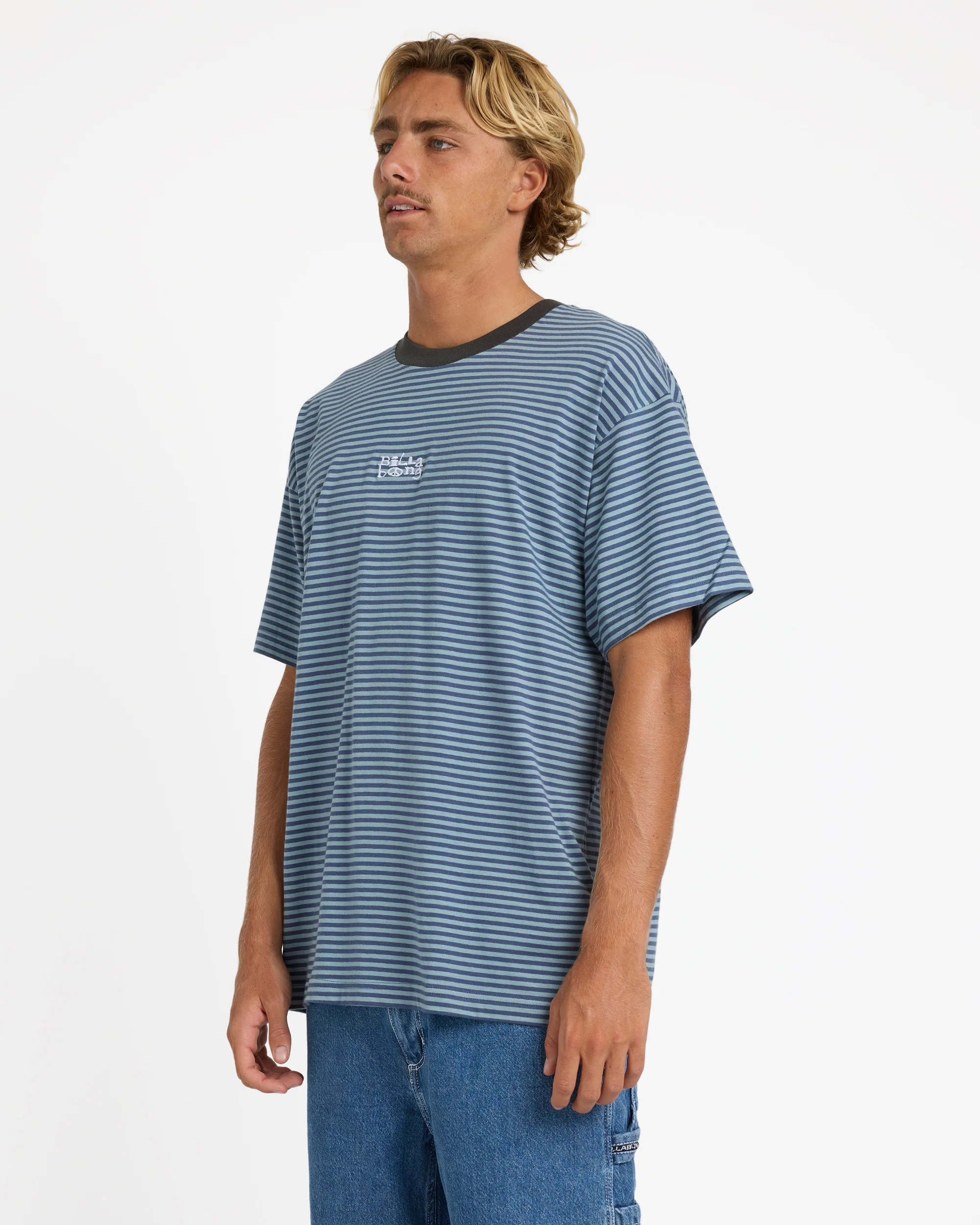 Mens Absense Stripe T-Shirt - Image 2